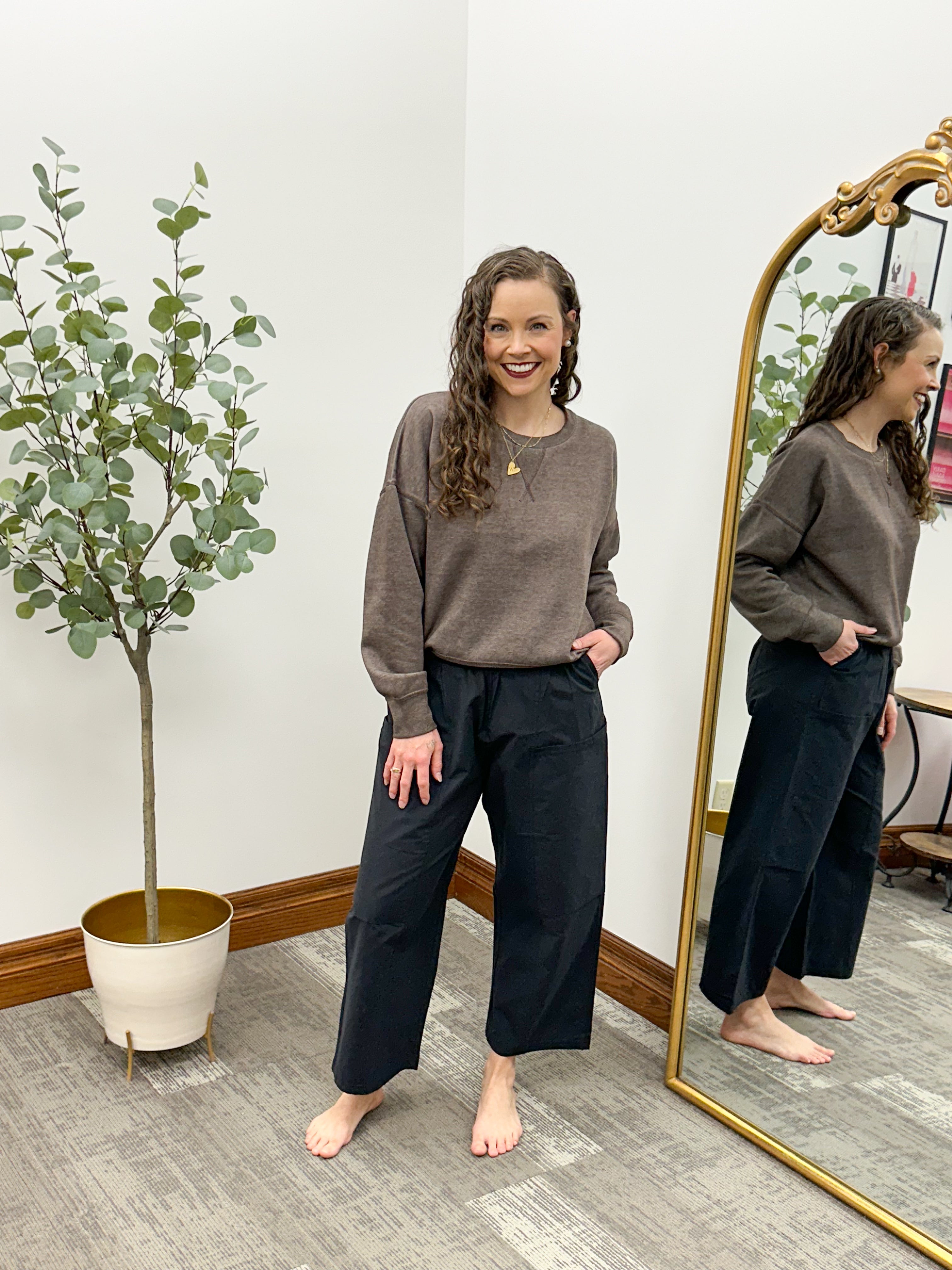 Burnout Crewneck Sweatshirt