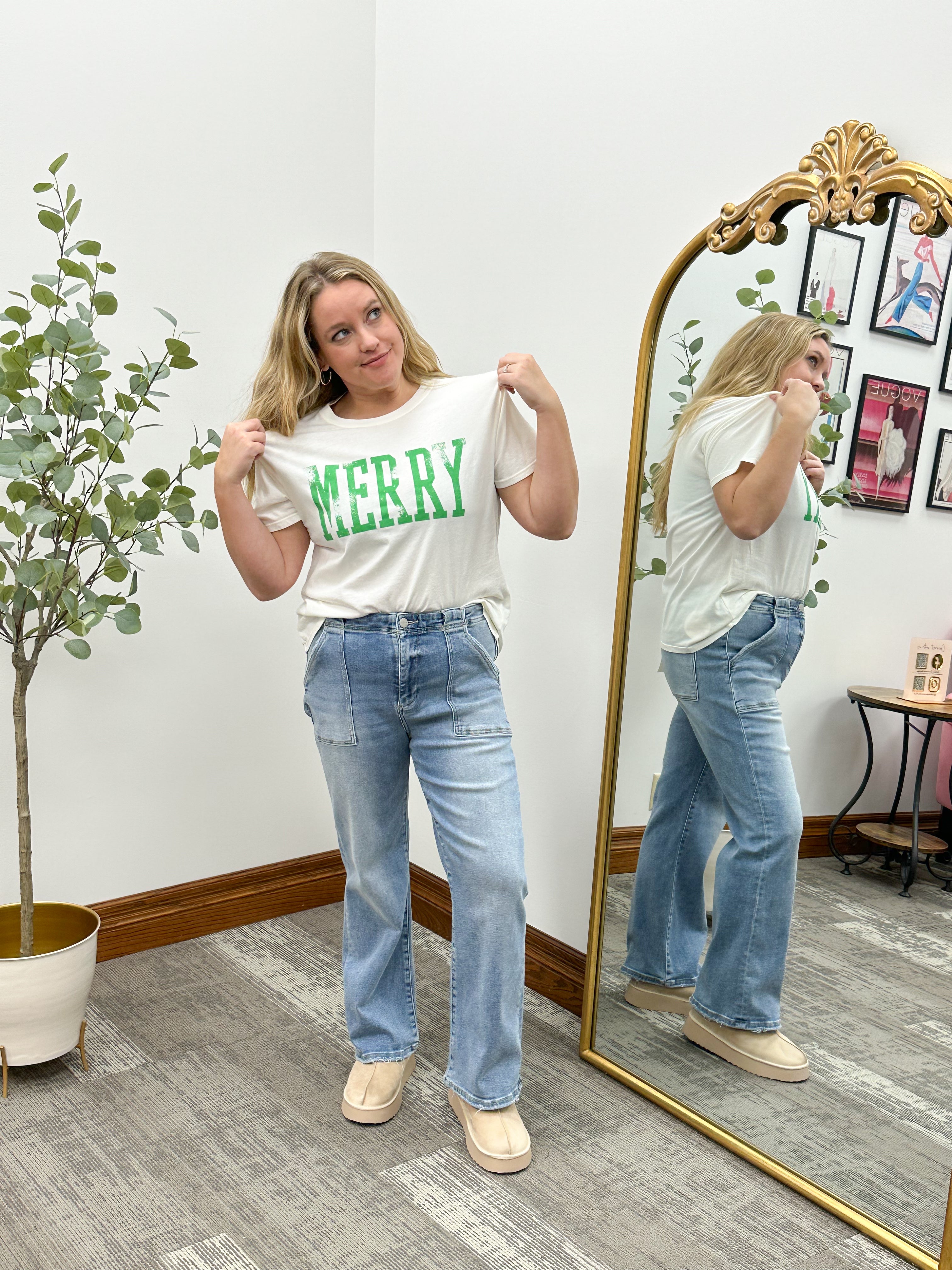 MERRY Boyfriend Fit Tee (Z Supply)