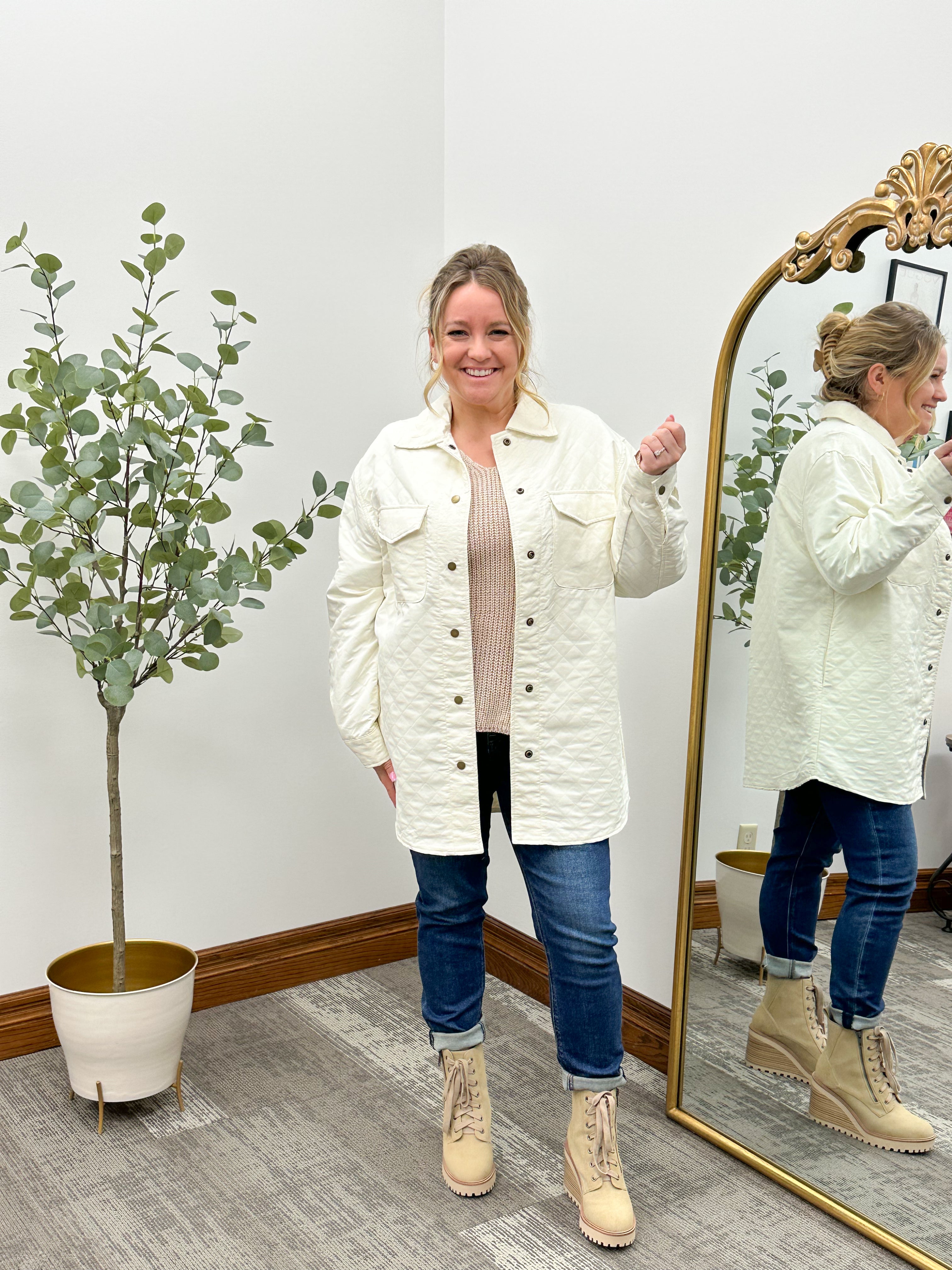 Mary Long Quilted Jacket