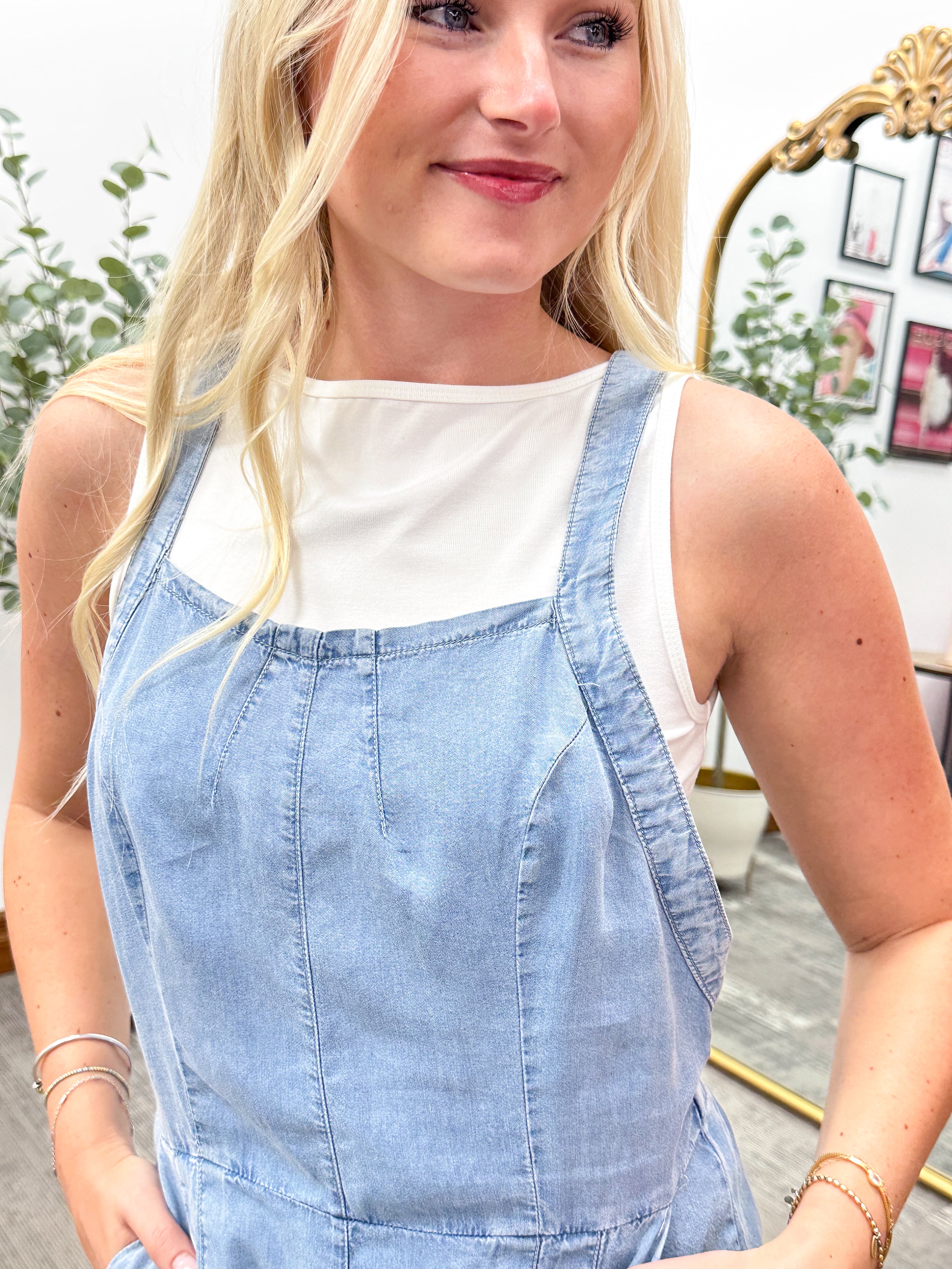 Tencel Denim Romper