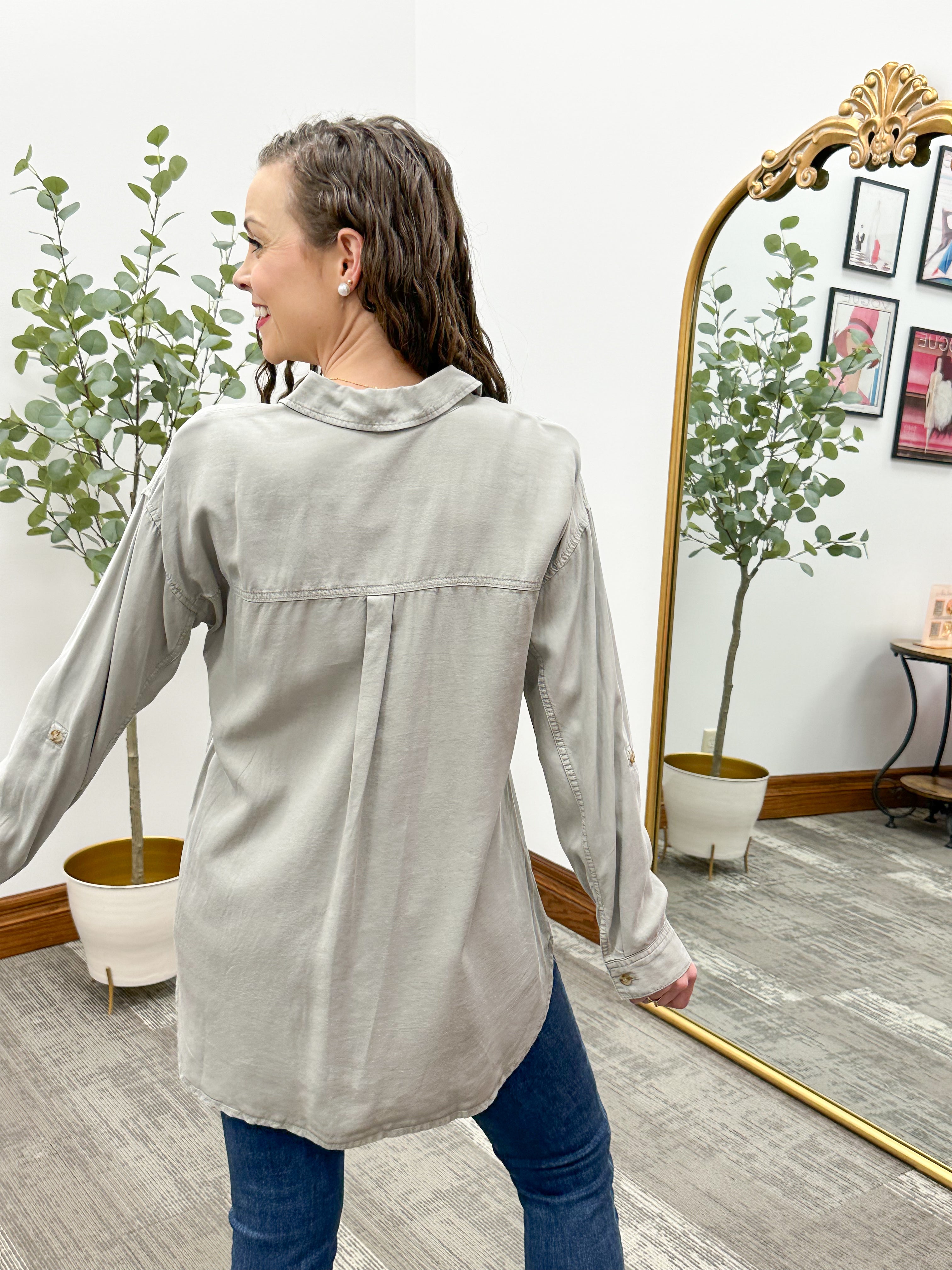 Emily Oversized Tencel Top