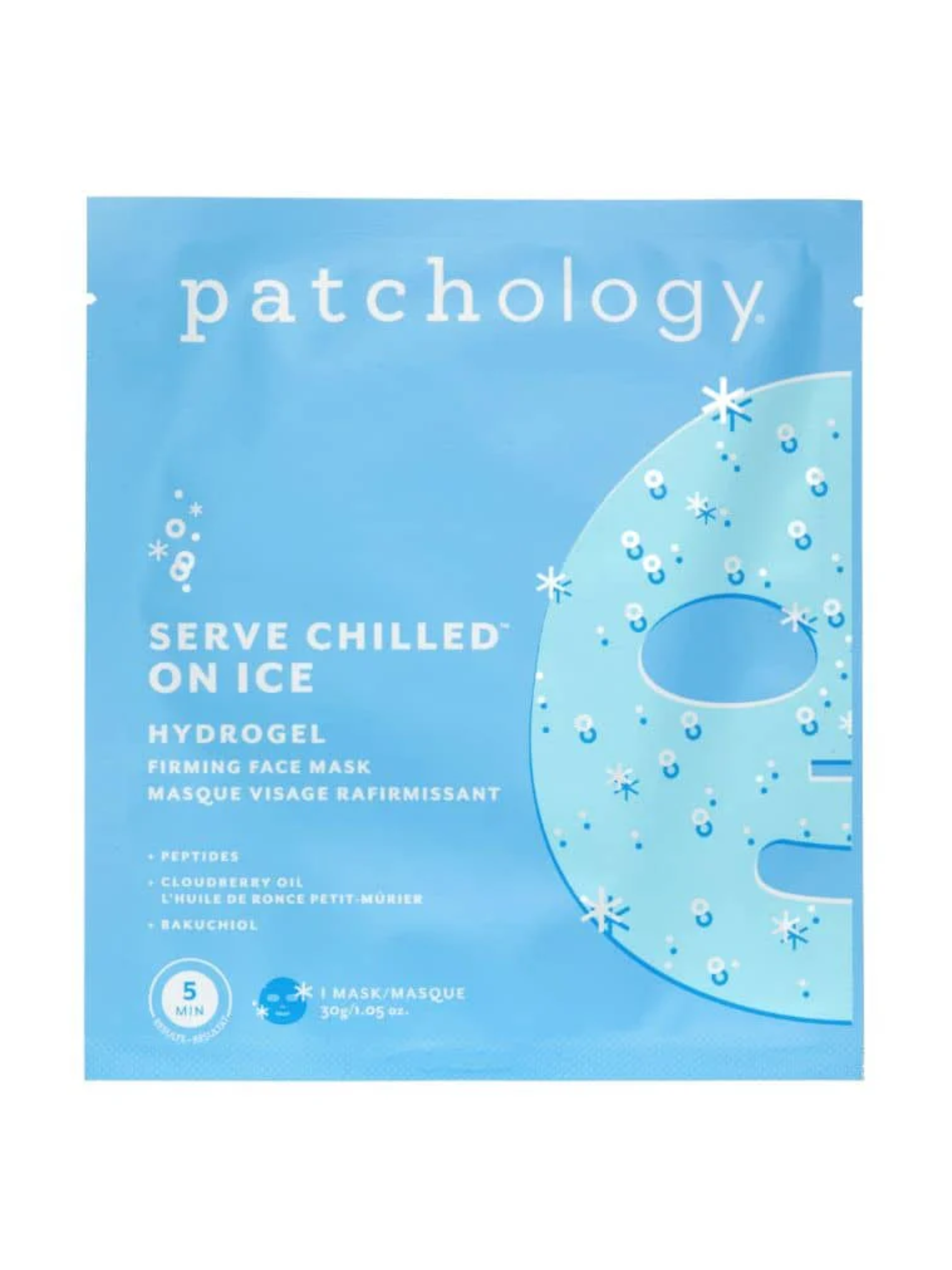 Patchology hydrogel face mask