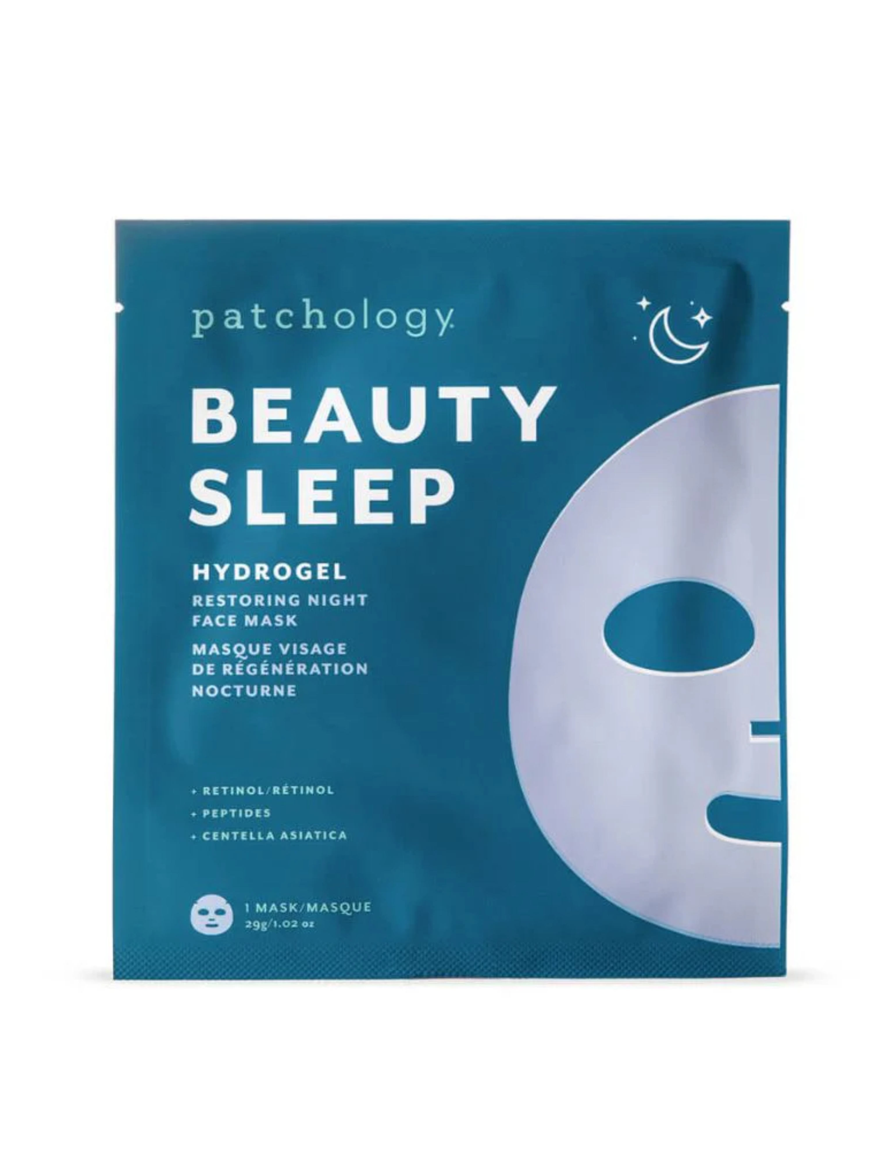 Patchology Beauty Sleep hydrogel mask