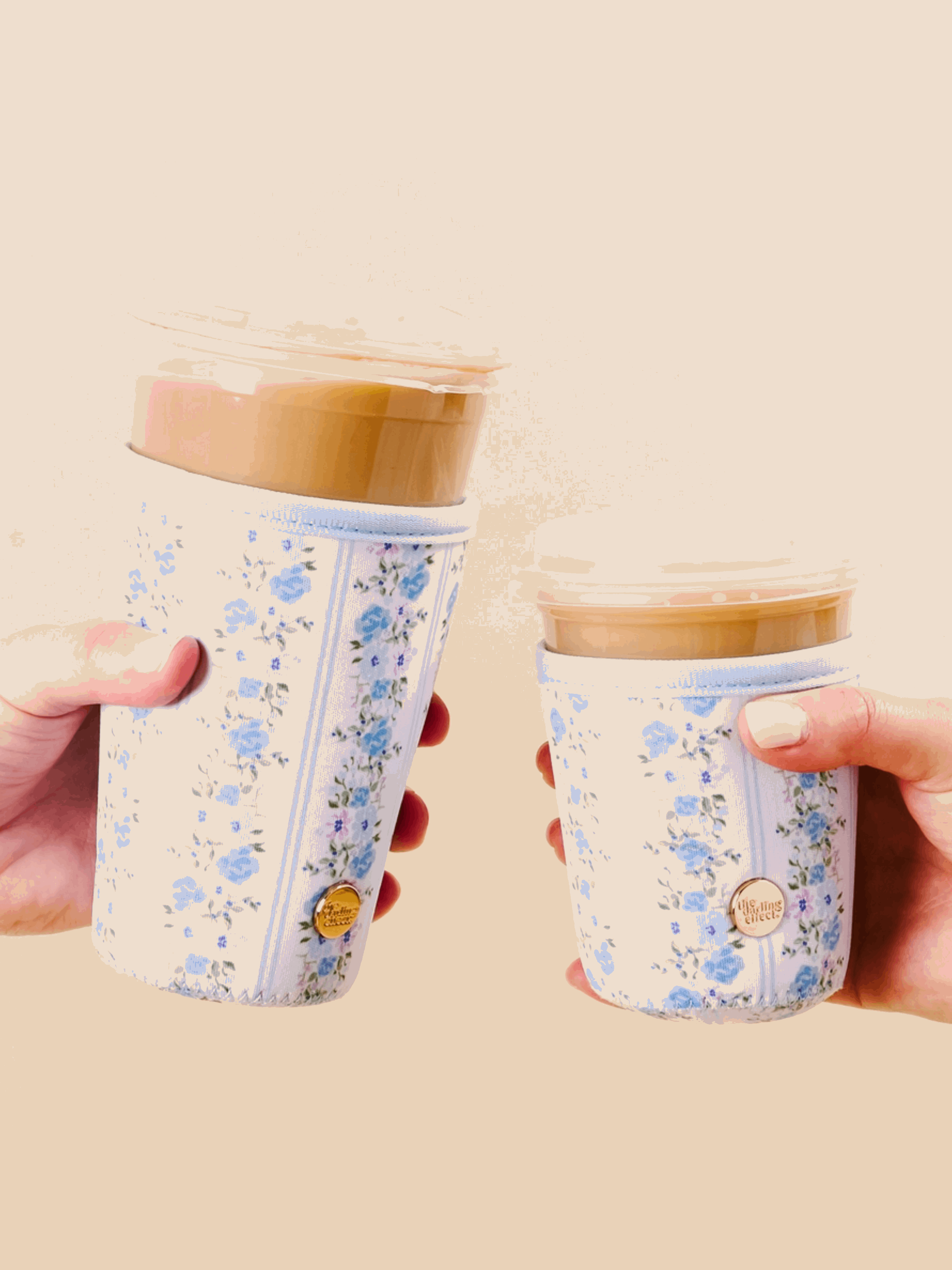 Large Floral Drink Sleeve