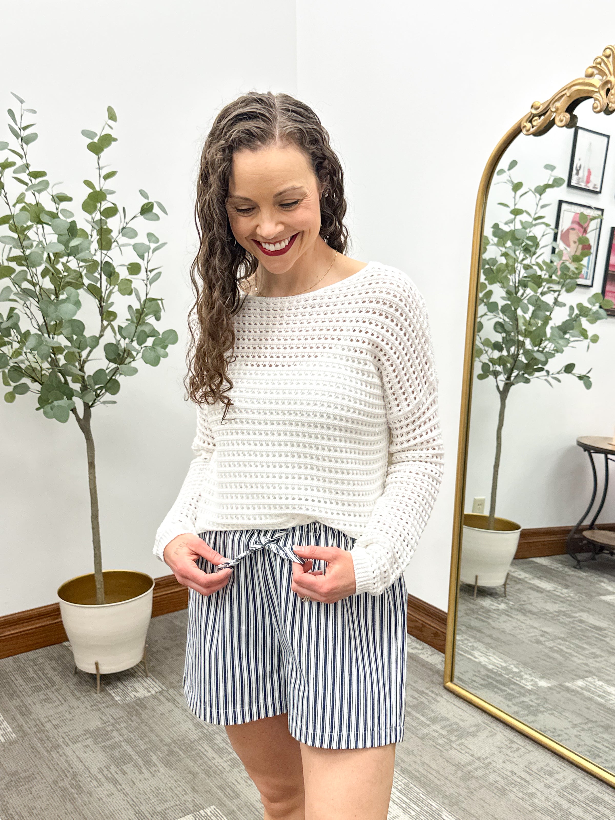 Off white knit sweater, summer sweater, cute sweater, lightweight sweater