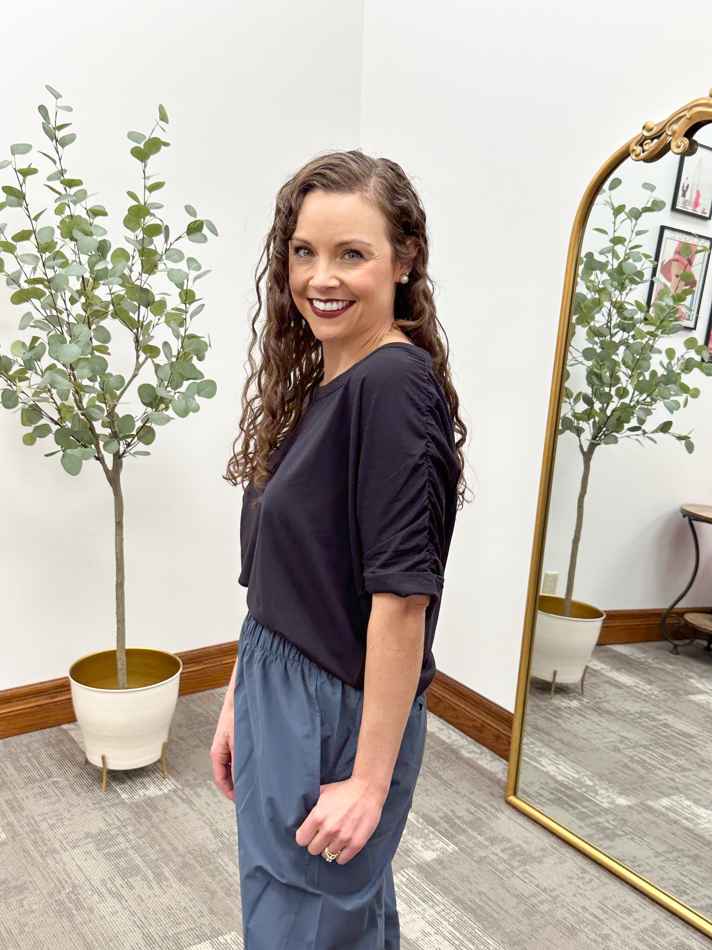 Cute Black Workout Shirt