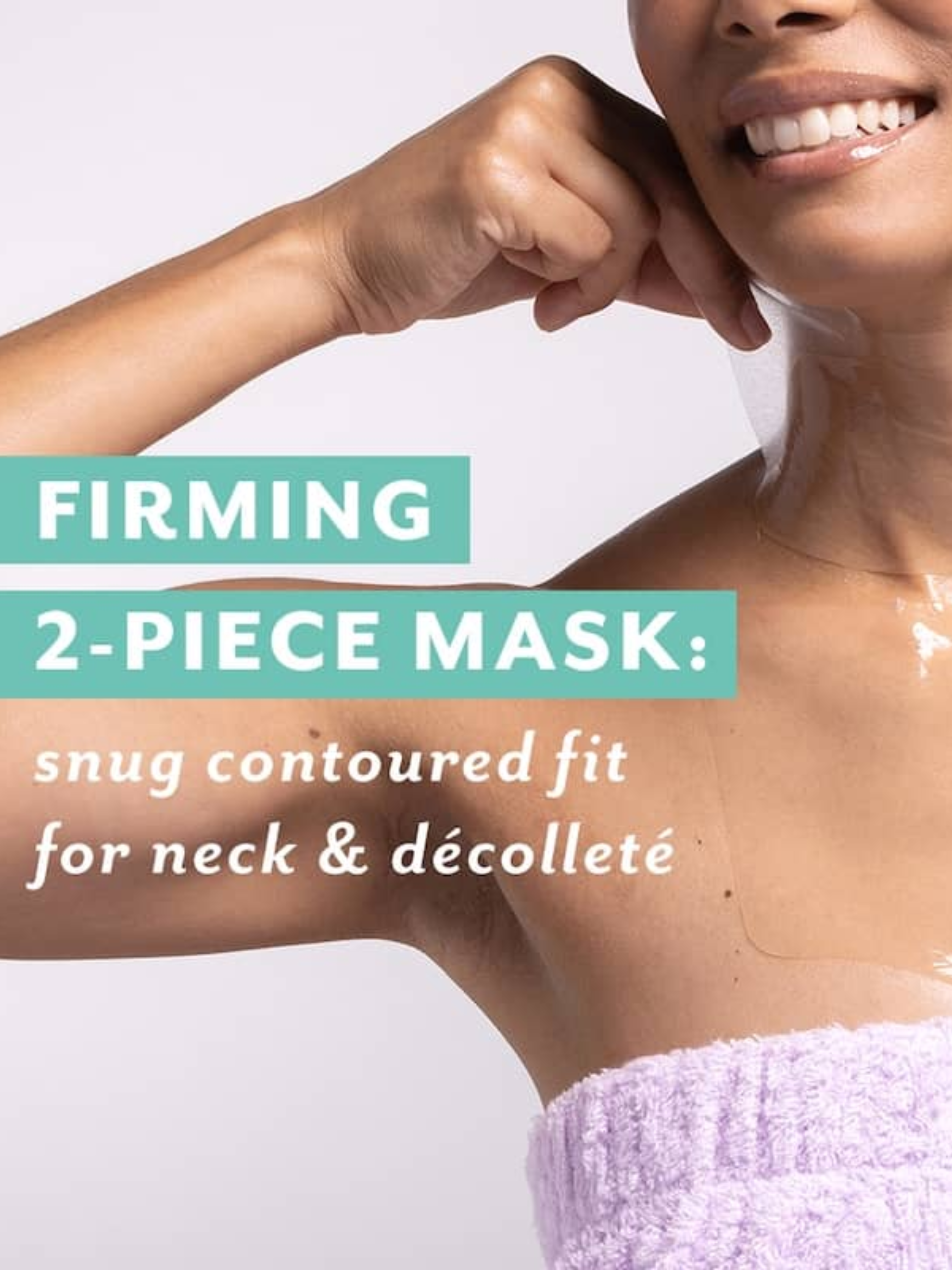Firm Believer Firming Hydrogel Neck and Chest Mask - One 2 Piece Mask Set