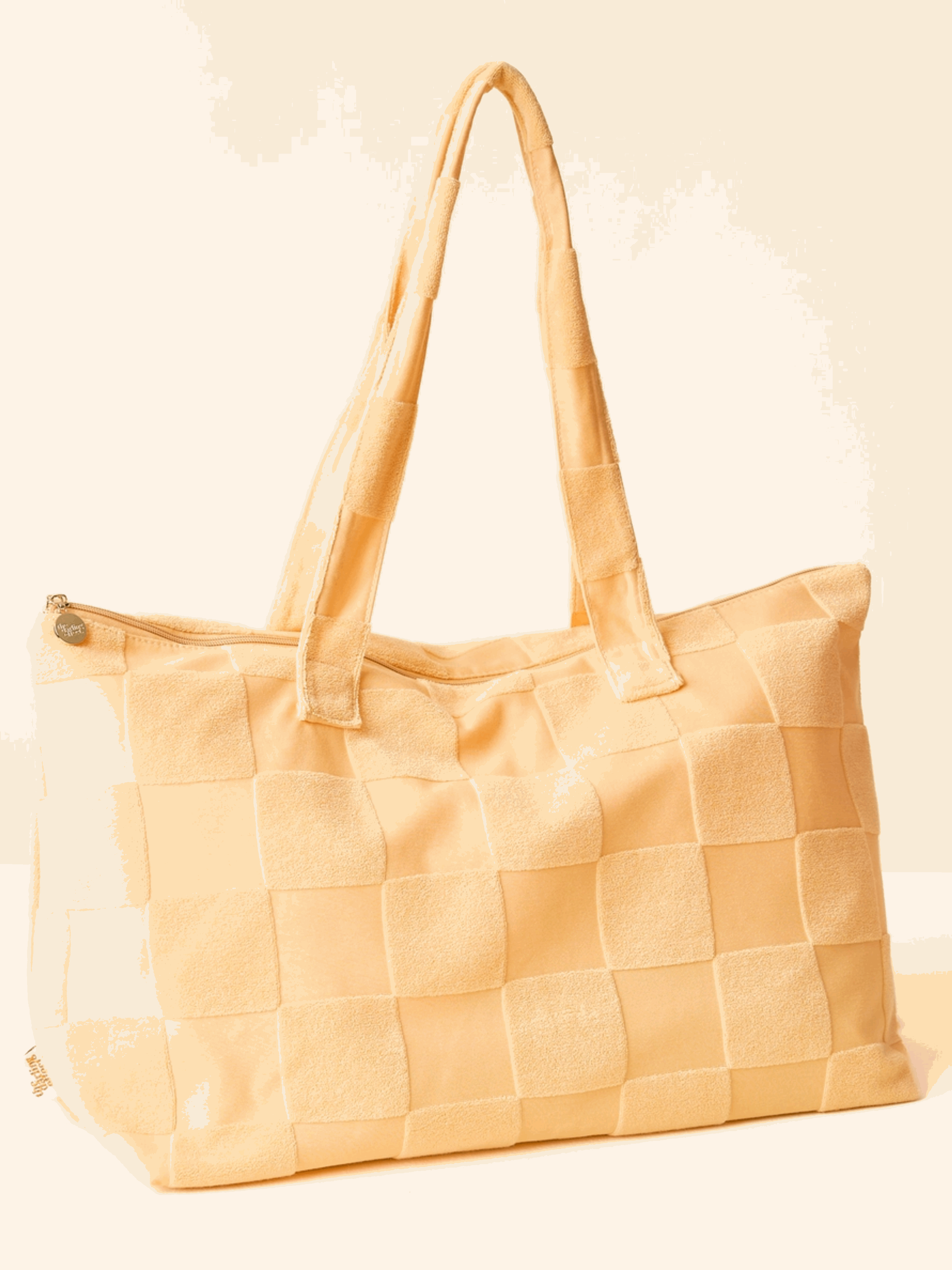 Checkered Terry Tote