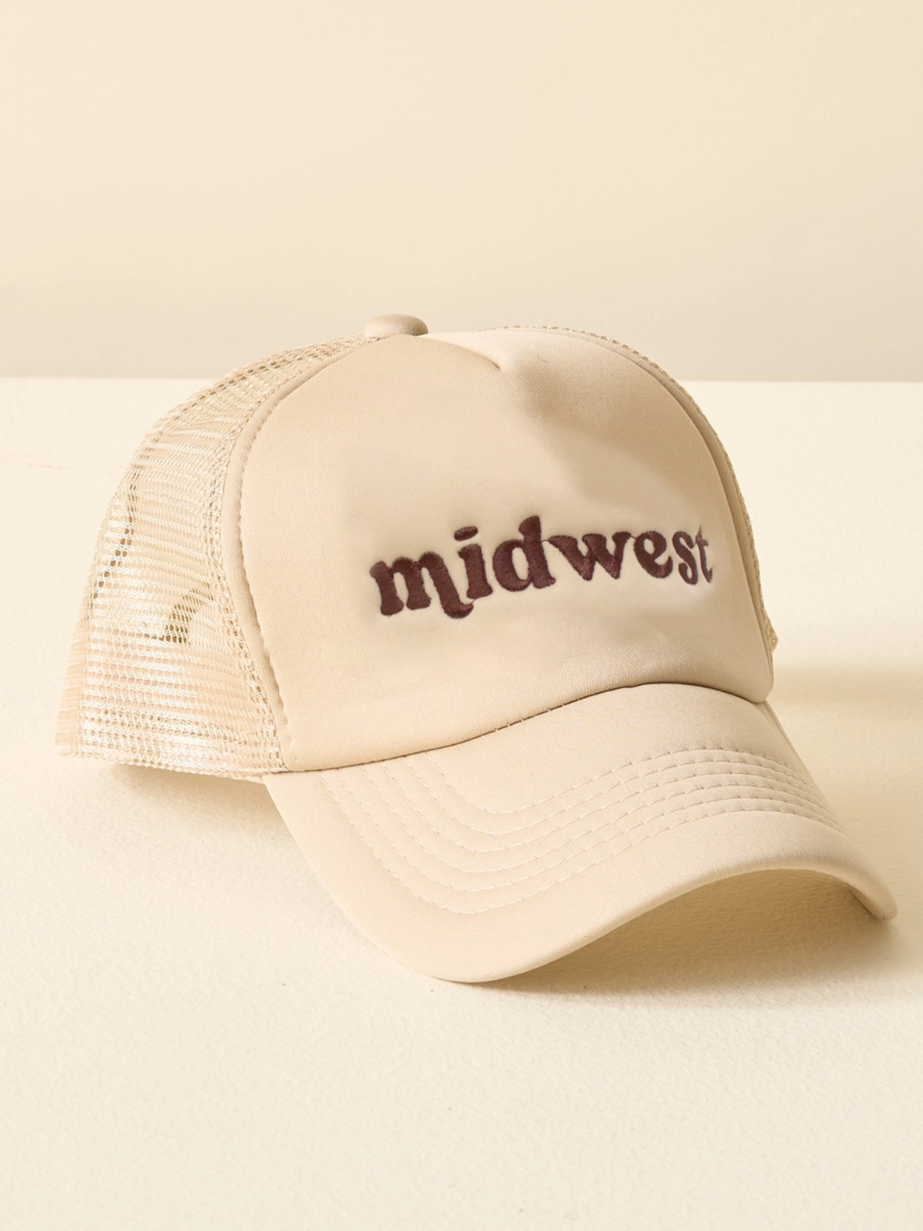 Midwest Tan Trucker Hat