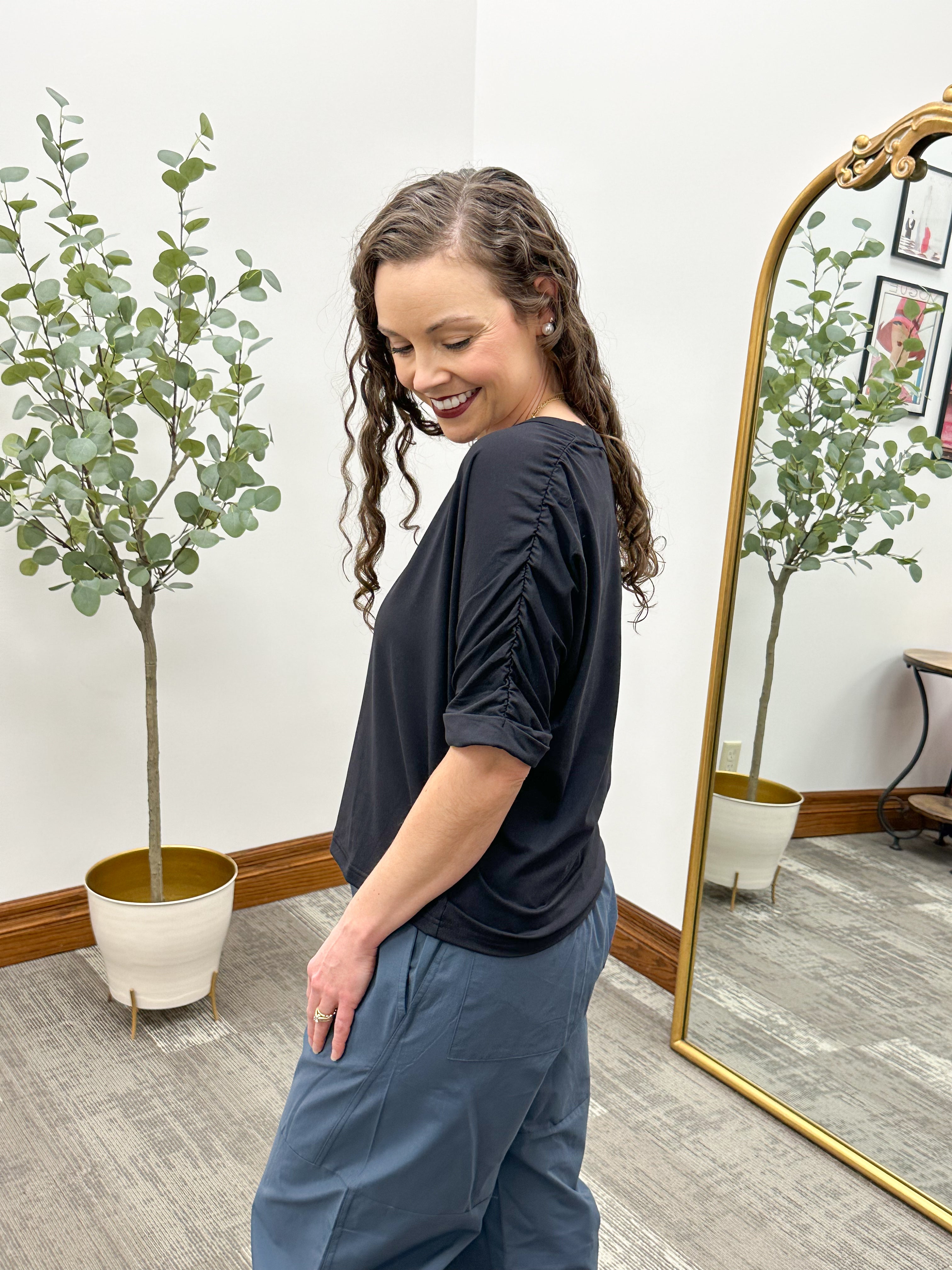 Black Athletic T-Shirt