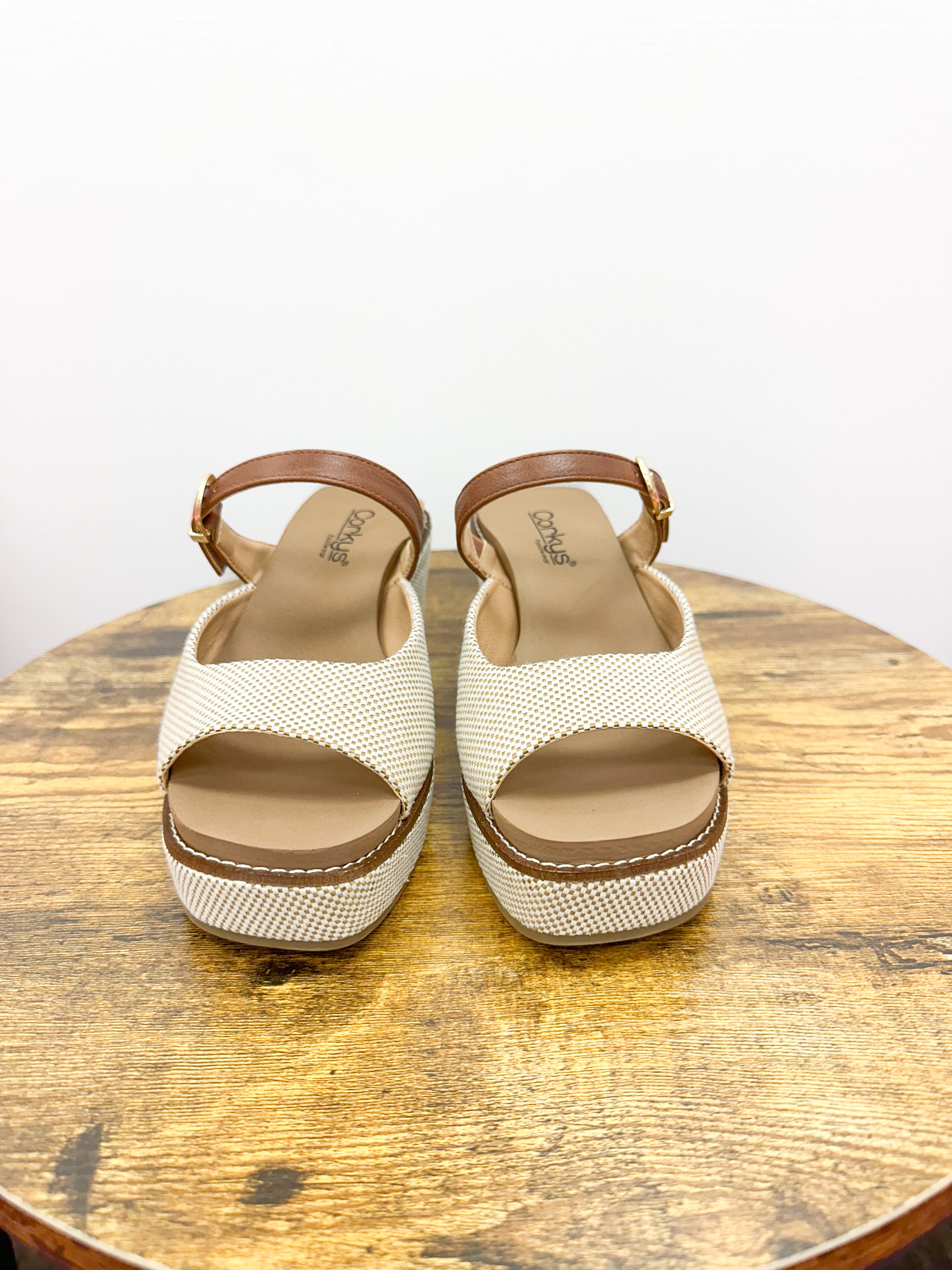 Corkys Treat Yourself Bourbon Combo Sandals