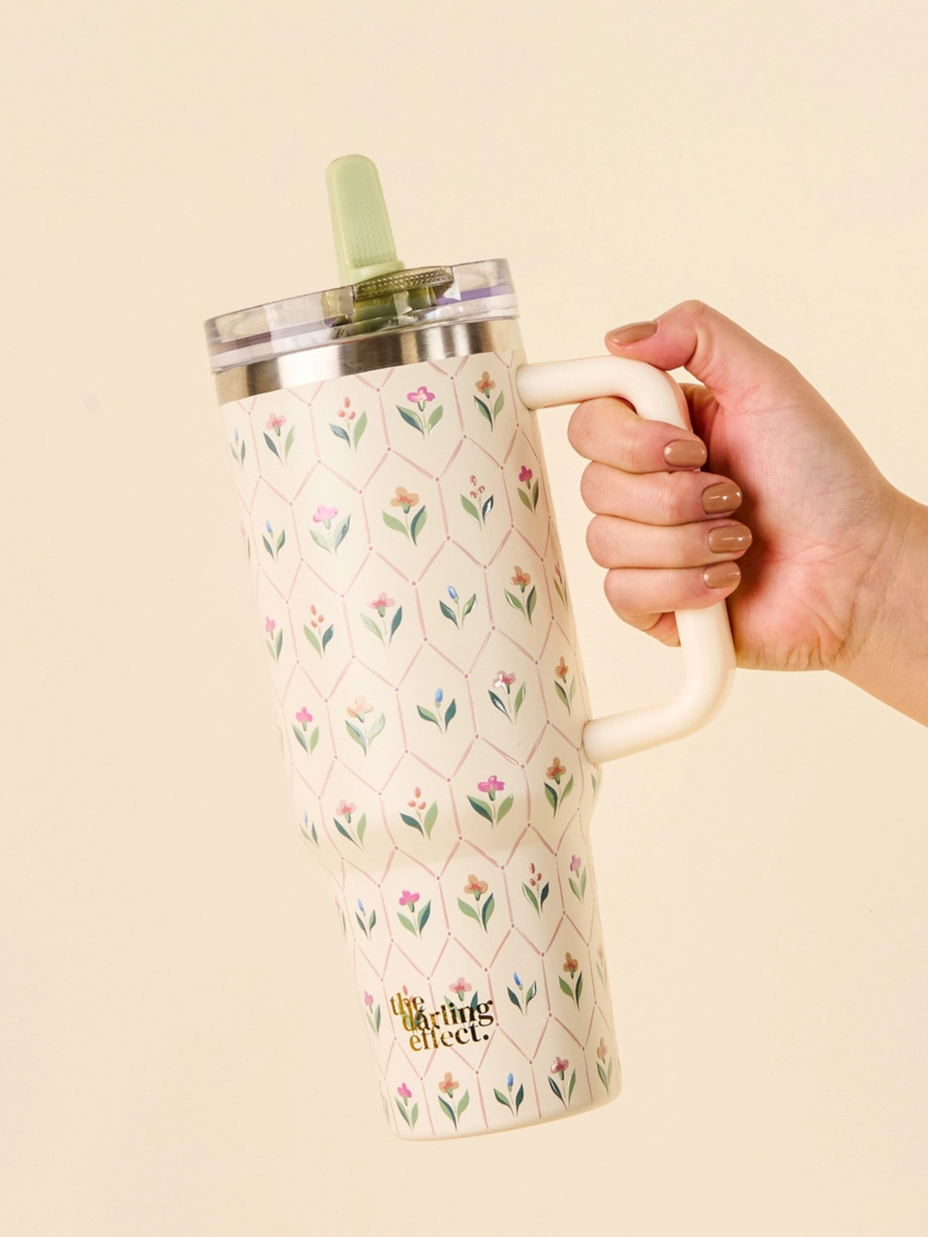 40 oz flip straw no spill tumbler
