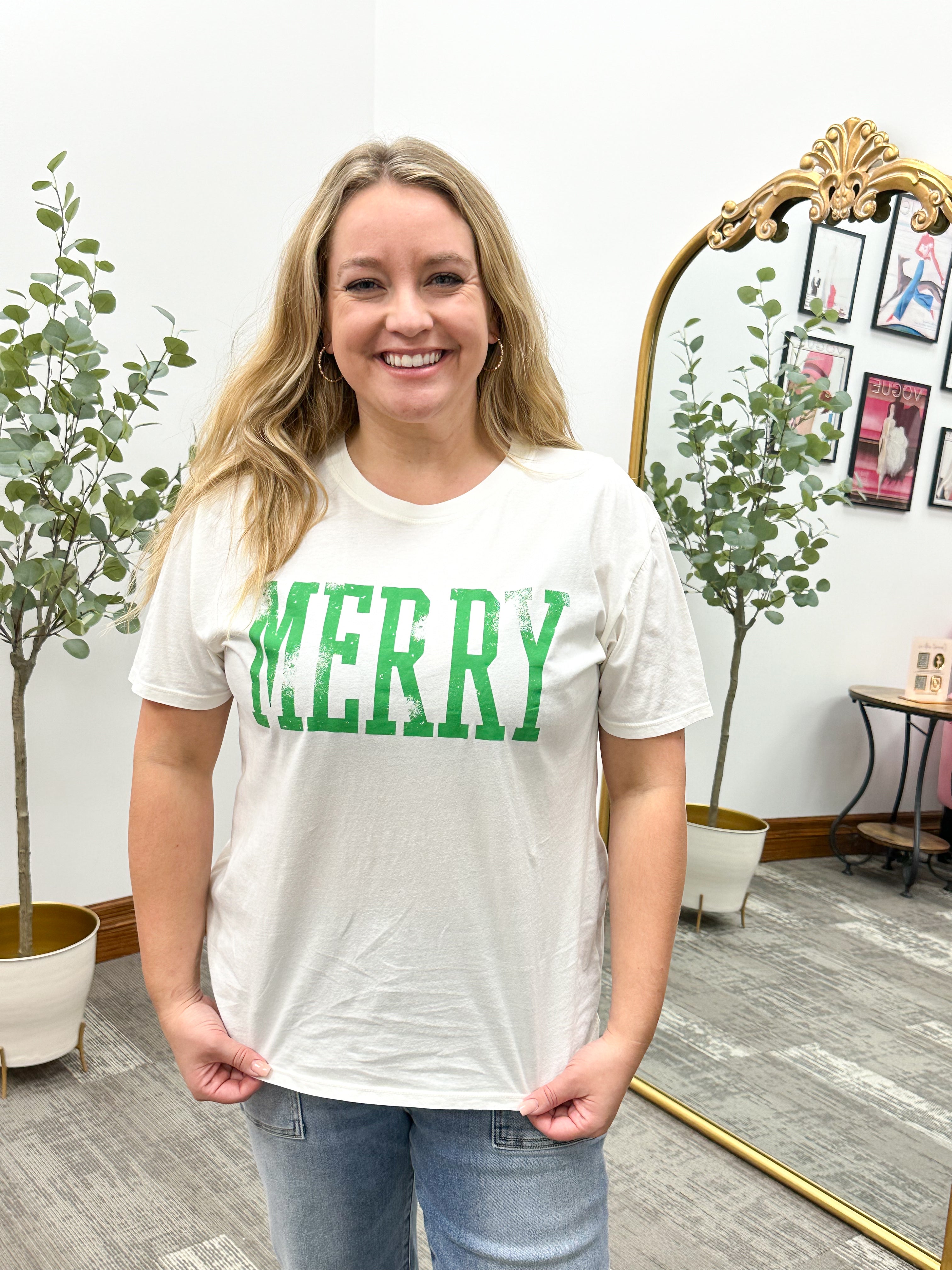 MERRY Boyfriend Fit Tee (Z Supply)