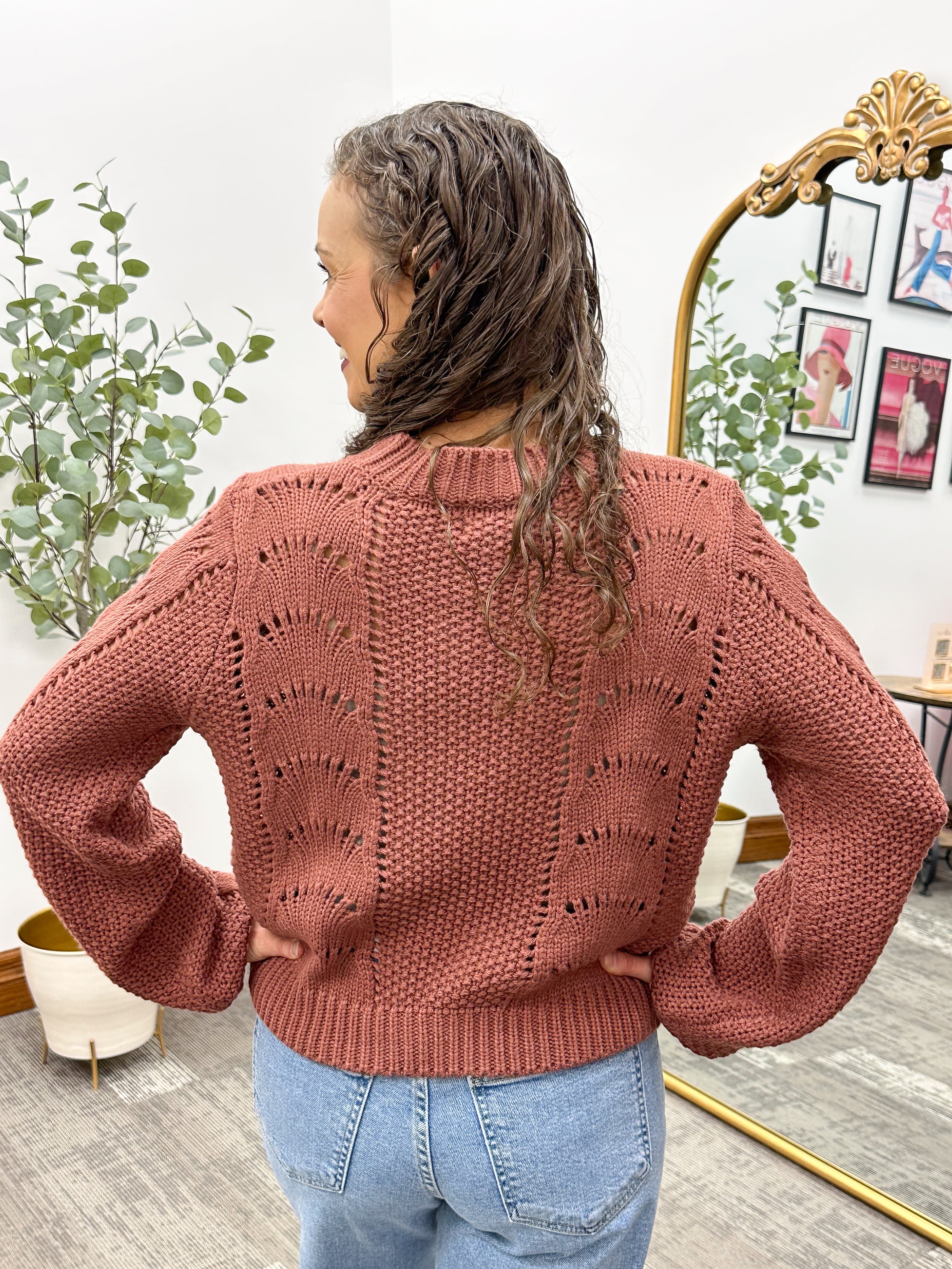Dark Mauve Sweater