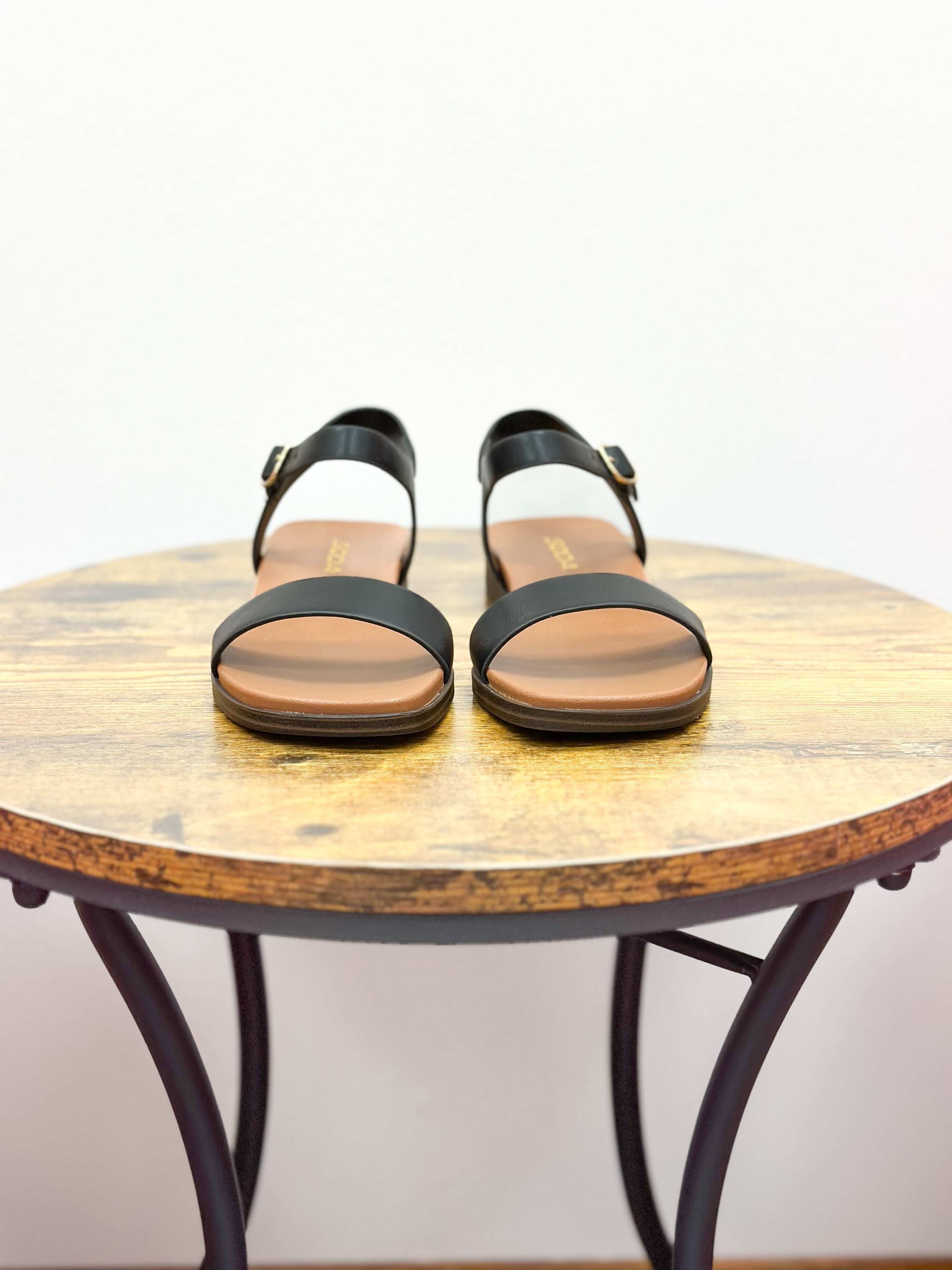 Audra Classic Black Sandals