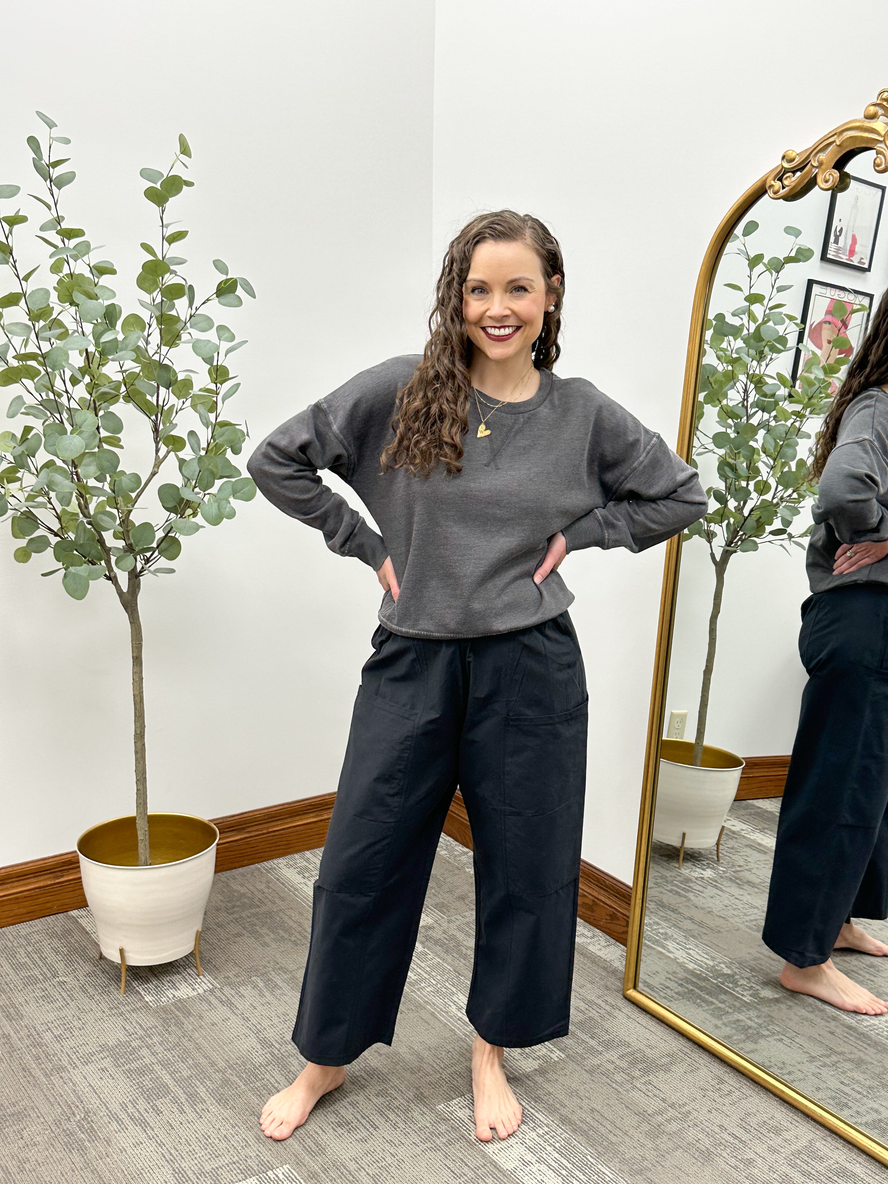 Burnout Crewneck Sweatshirt