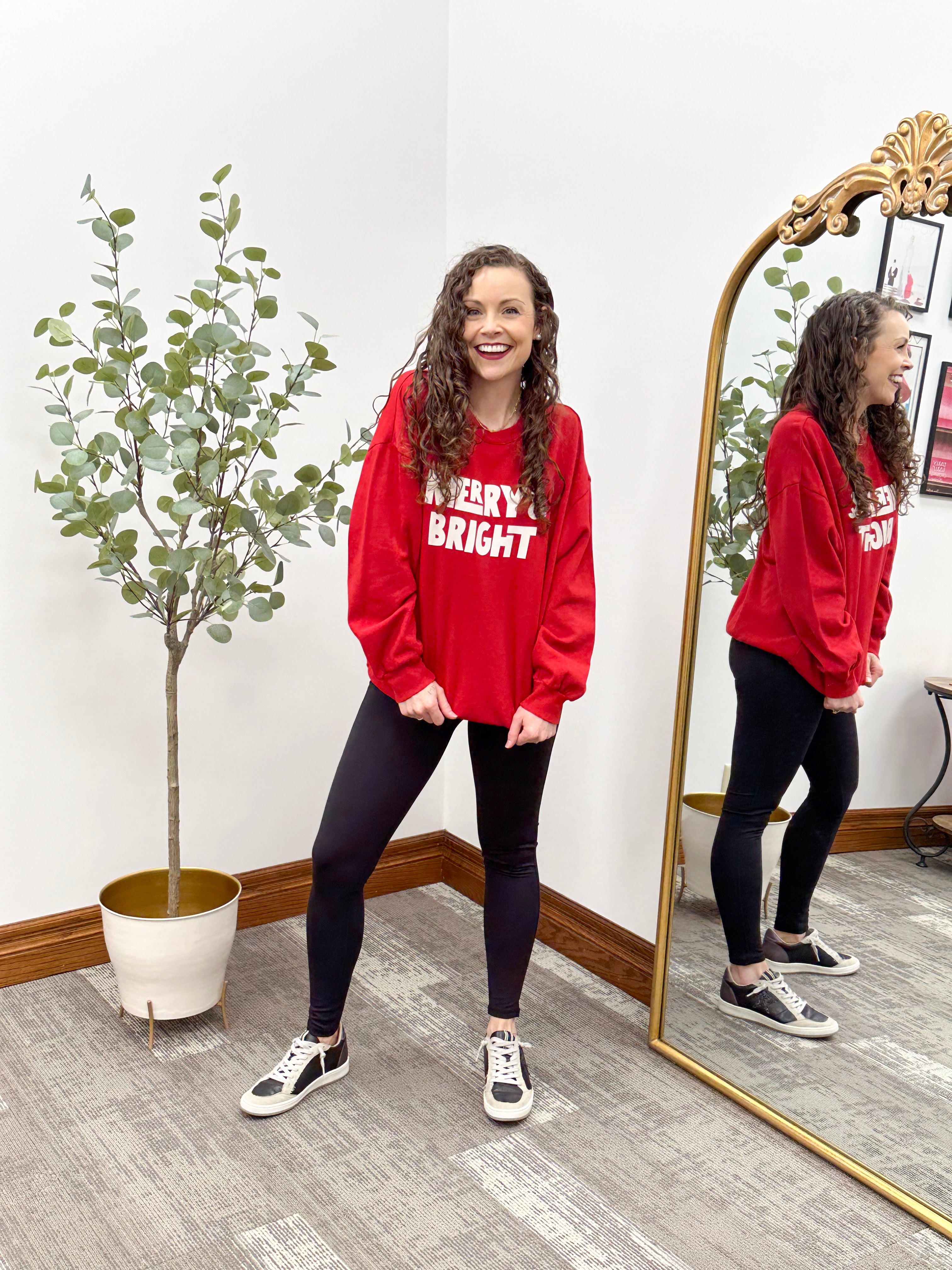 Merry & Bright Graphic Sweatshirt (Z Supply)