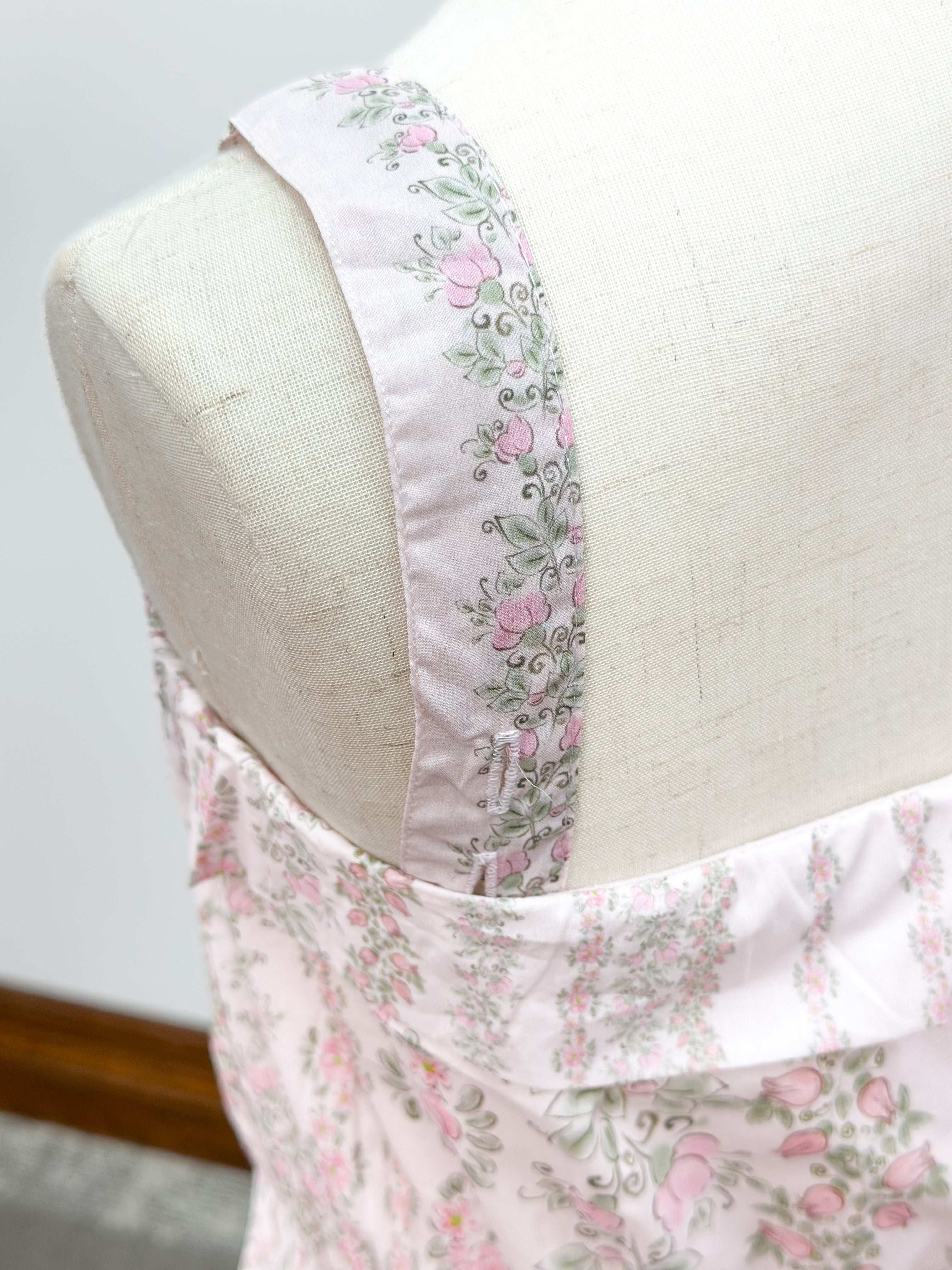 Girls Pink Floral Romper