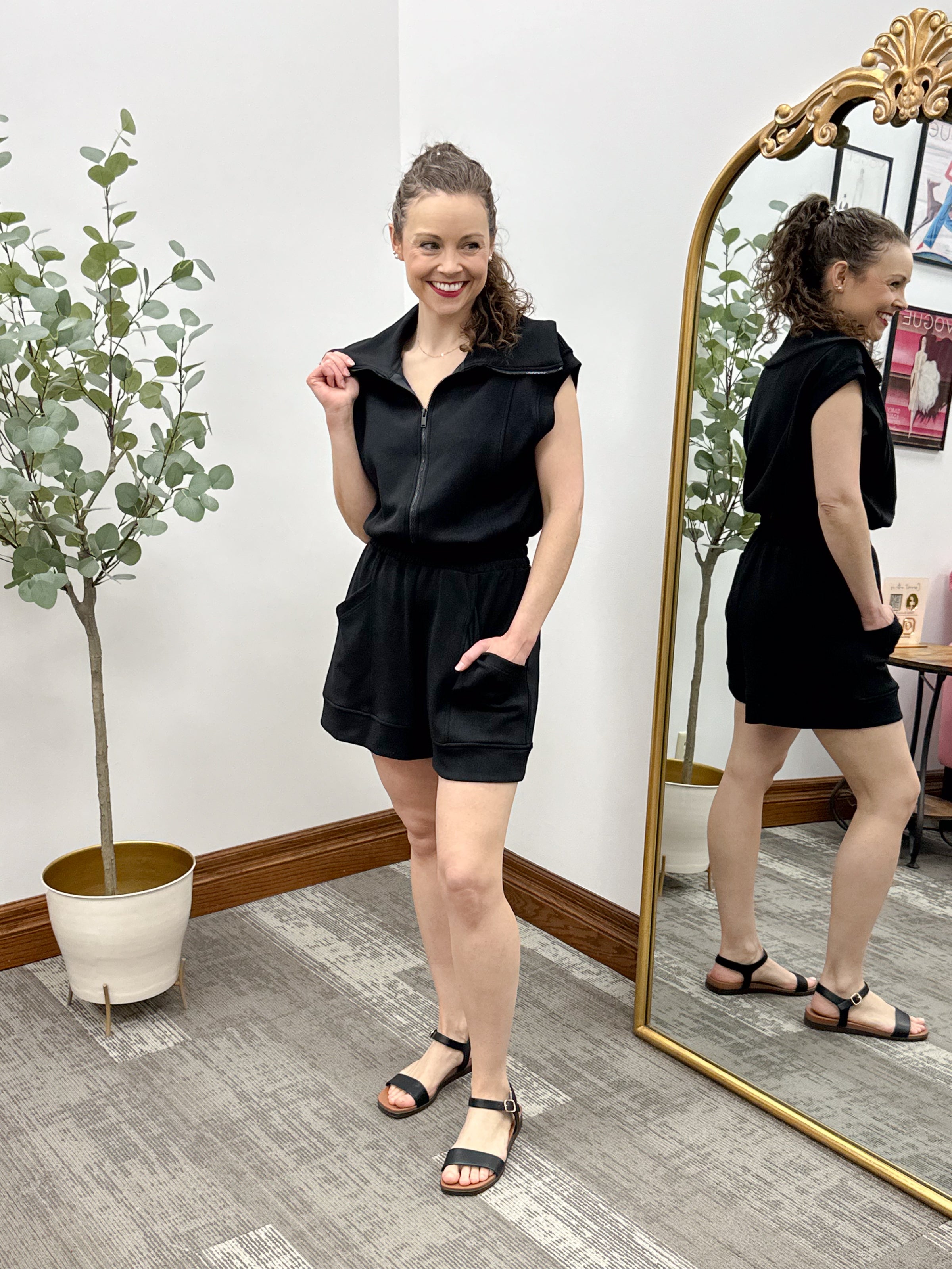 Luxe Cap Sleeve Romper