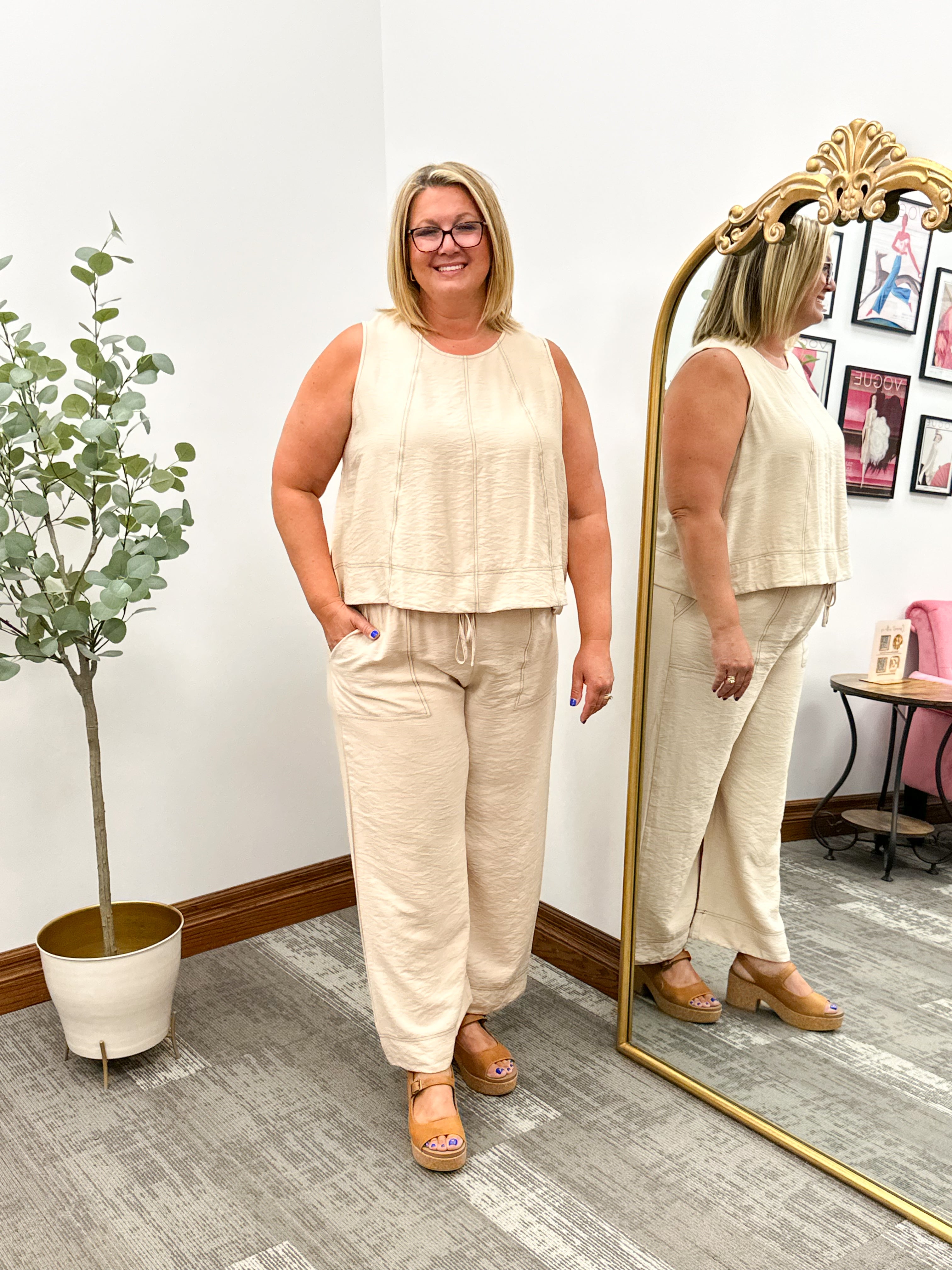 Plus size matching set, cute plus size sets, cute plus size neutral set