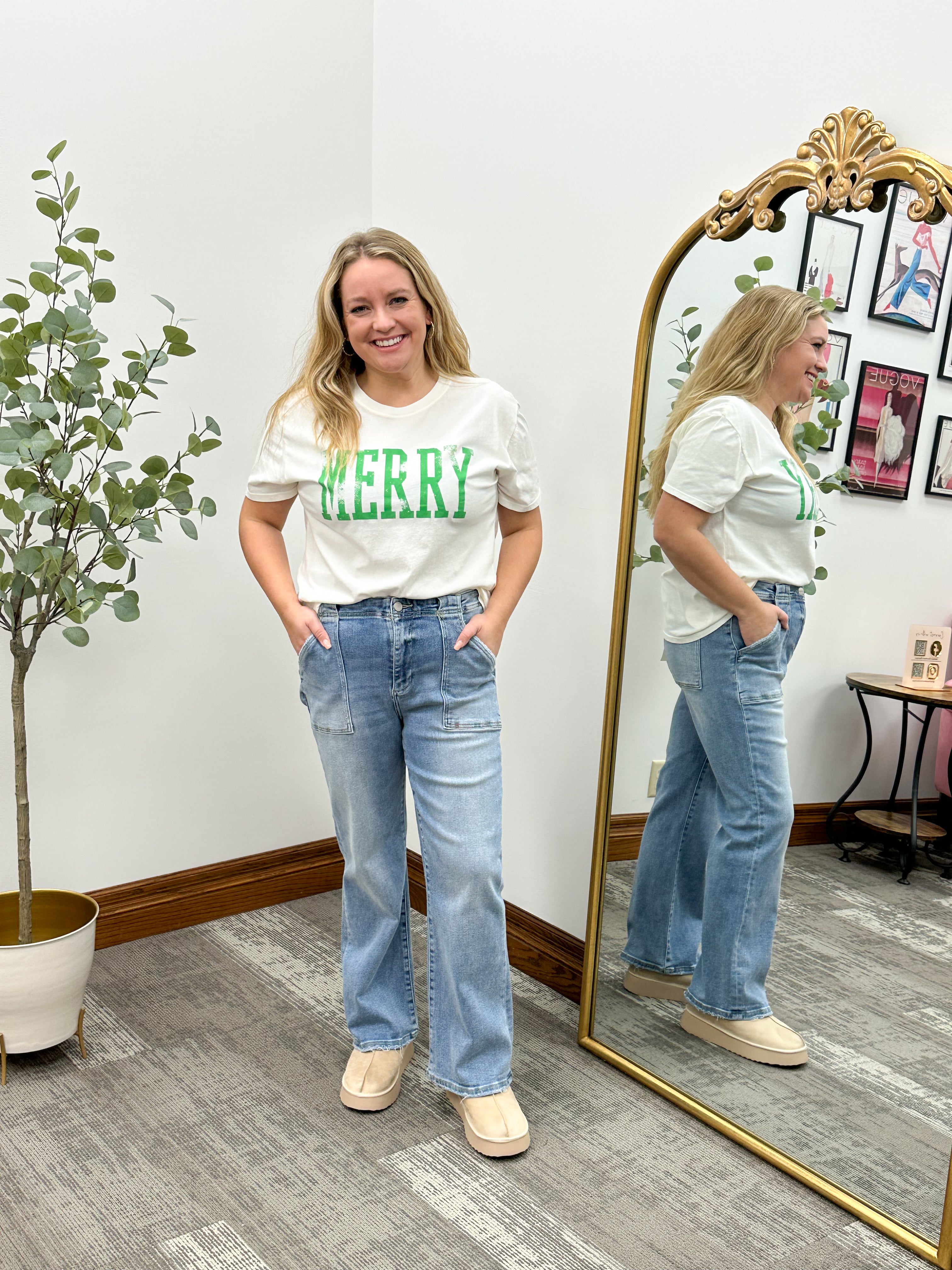 MERRY Boyfriend Fit Tee (Z Supply)