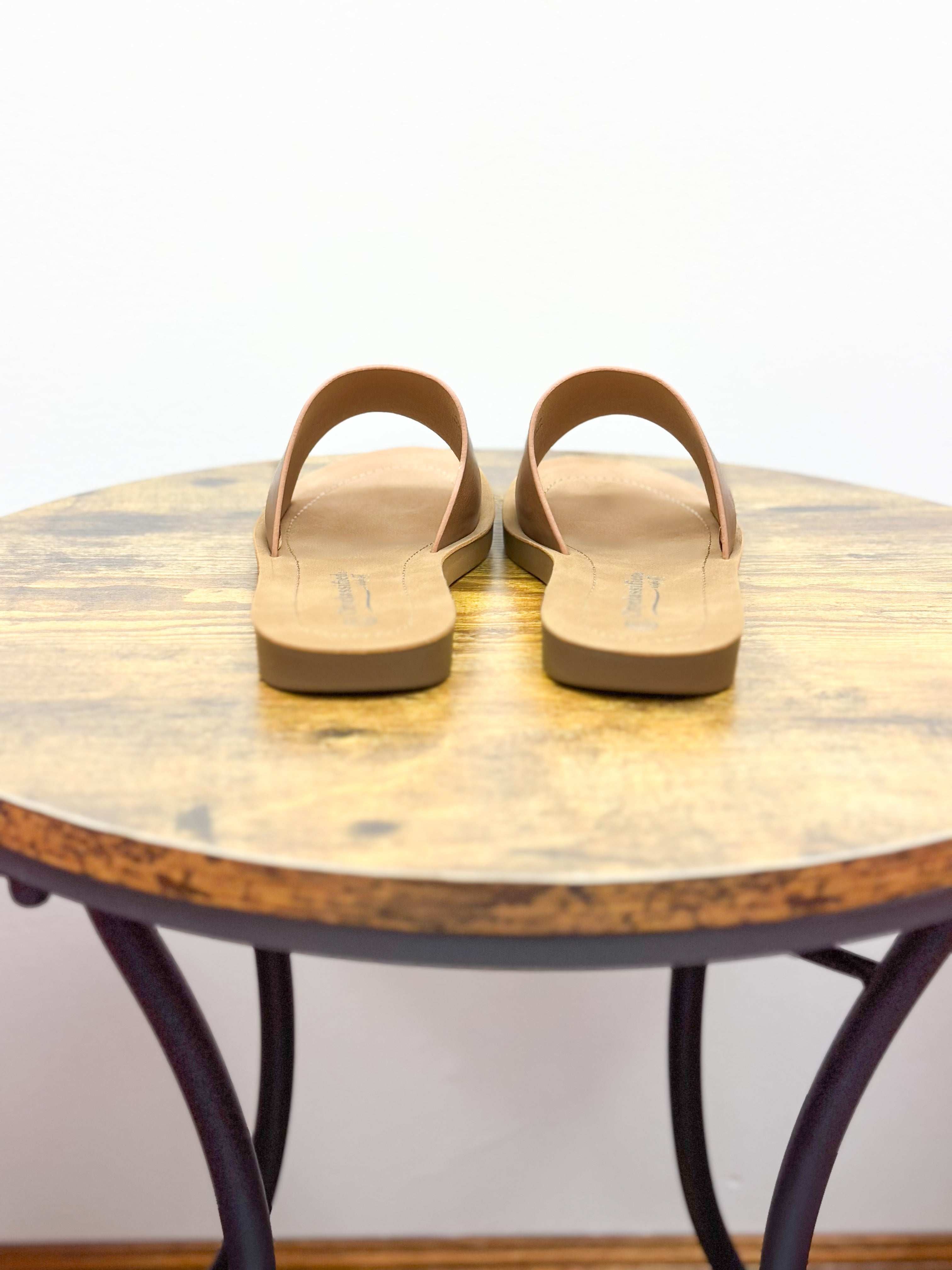 Aurora Tan Wide Fit Sandals