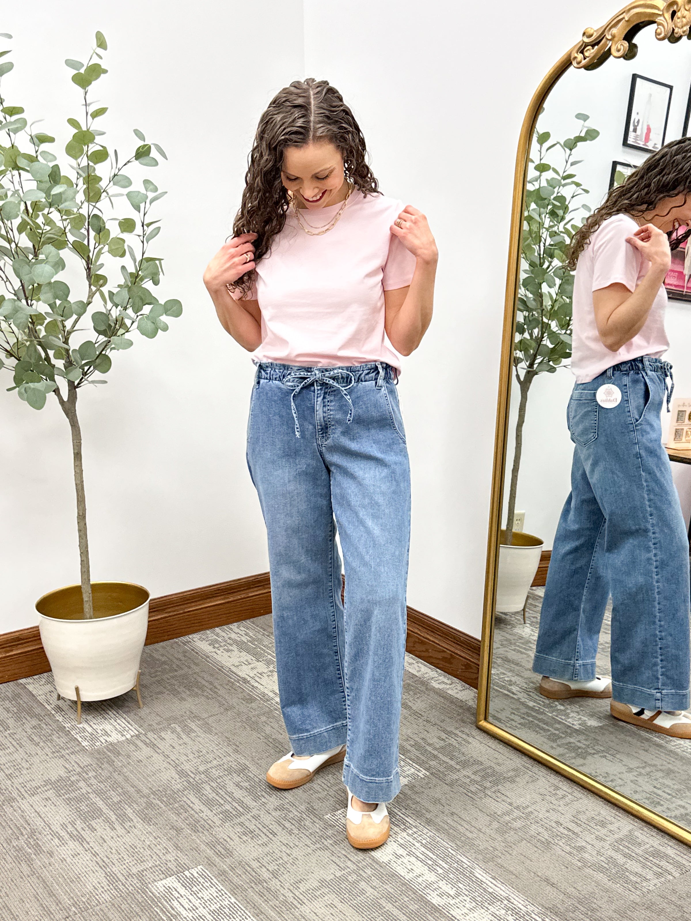 Soft Pink Basic T-Shirt