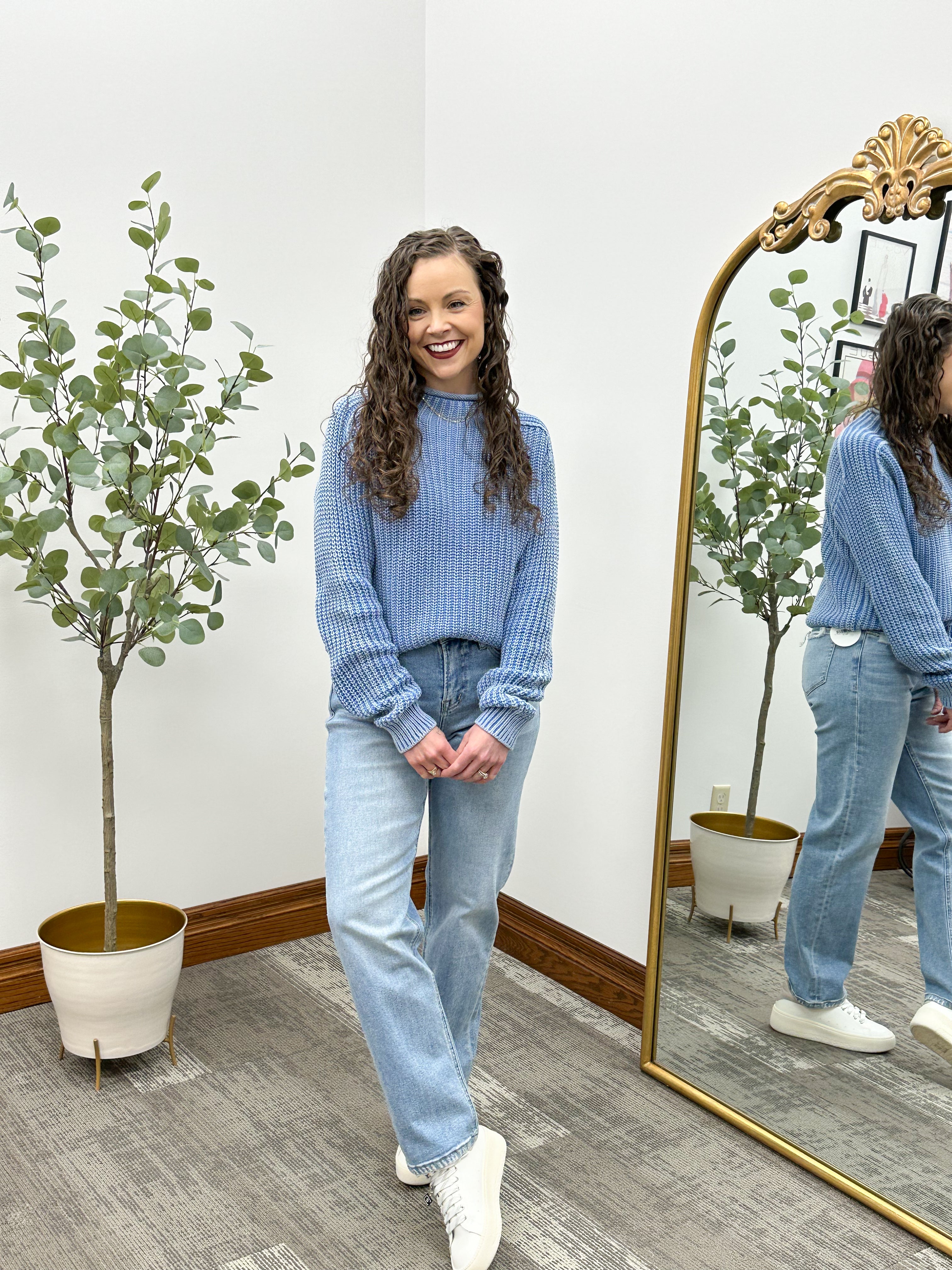 Carraway Washed Indigo Sweater (Z Supply)