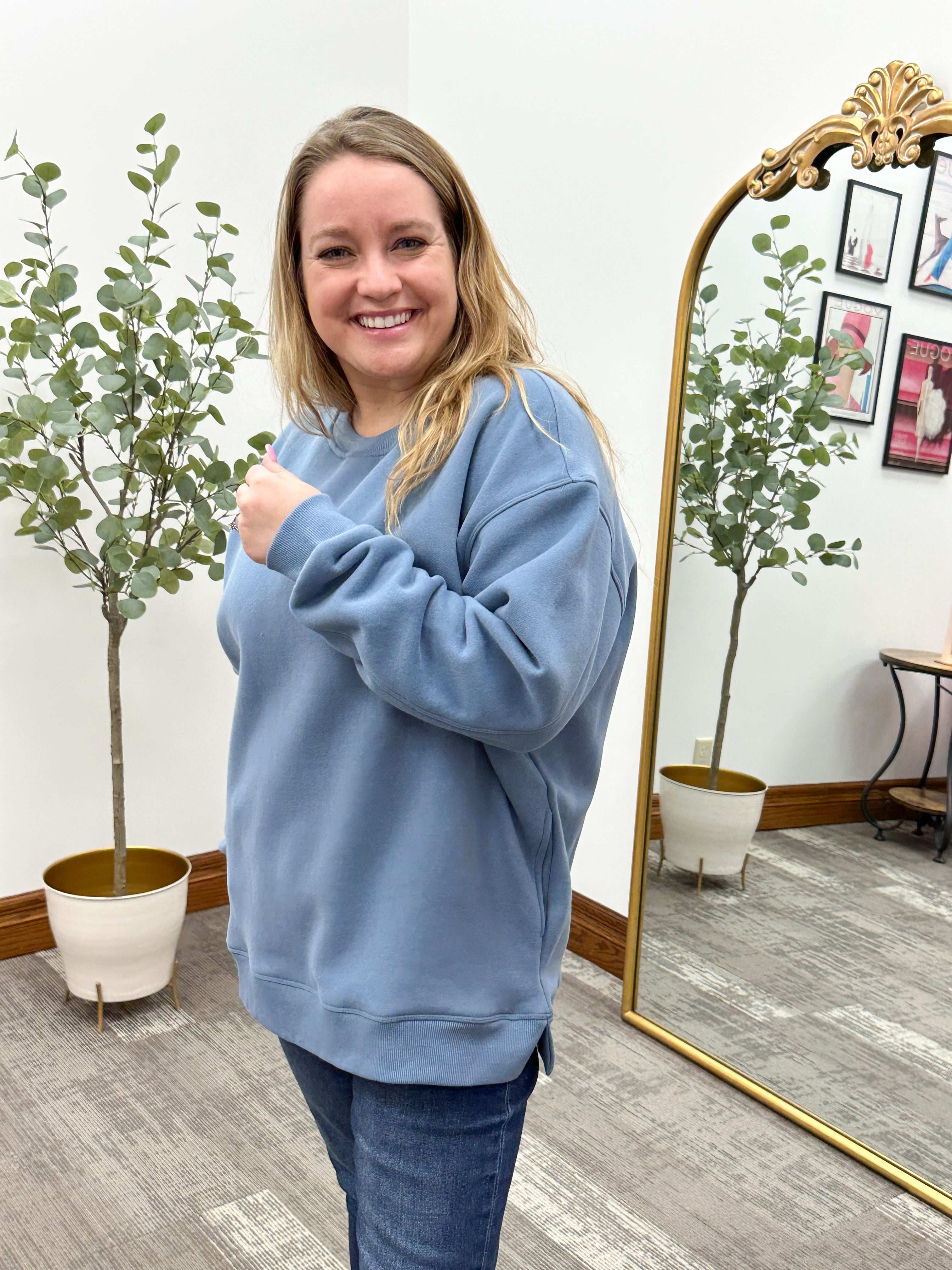 Shelby Oversized Fleece Sweatshirt