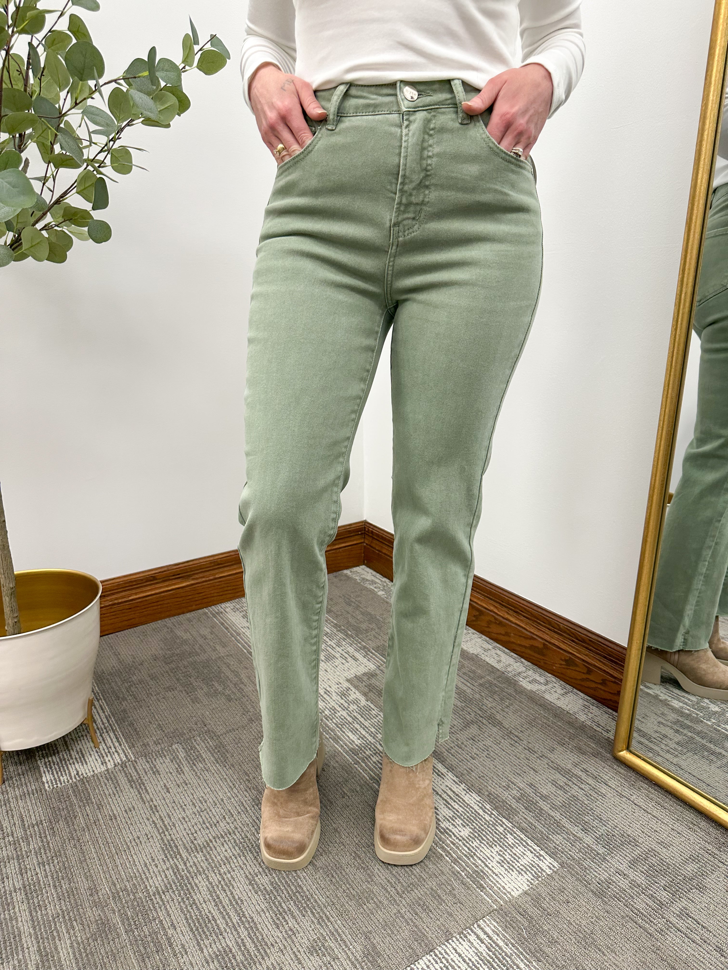 High Rise Tummy Control Jeans