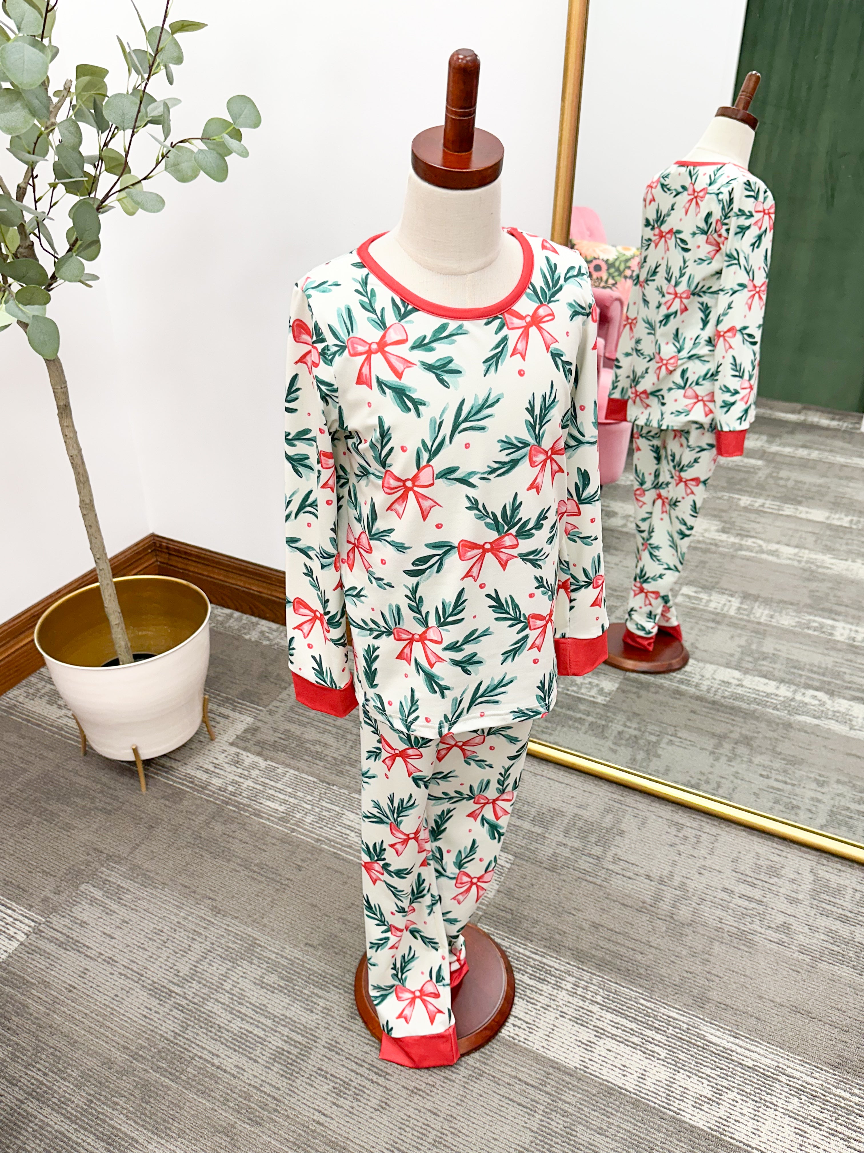 Girls Christmas Pajama Set