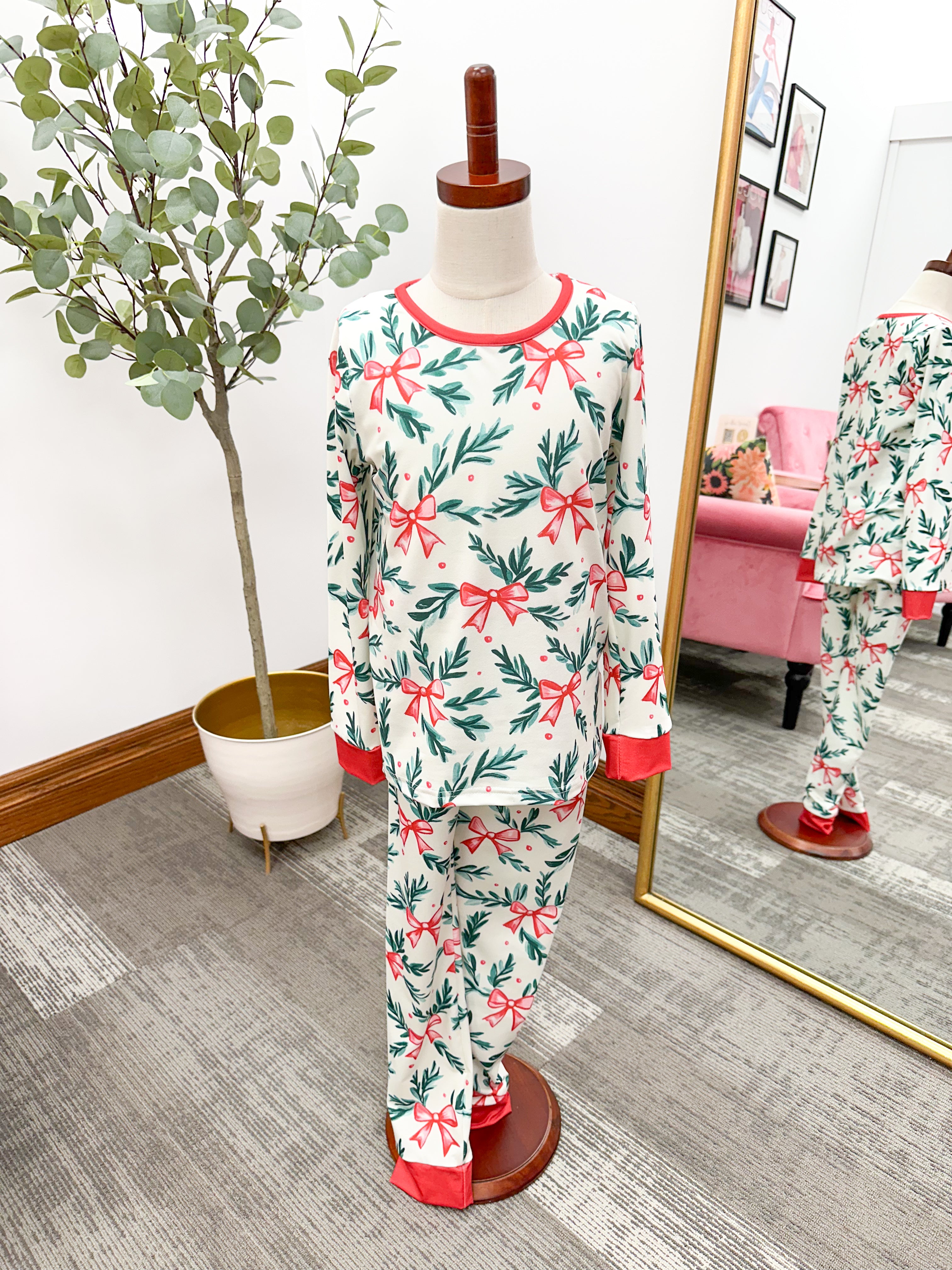 Girls Christmas Pajama Set