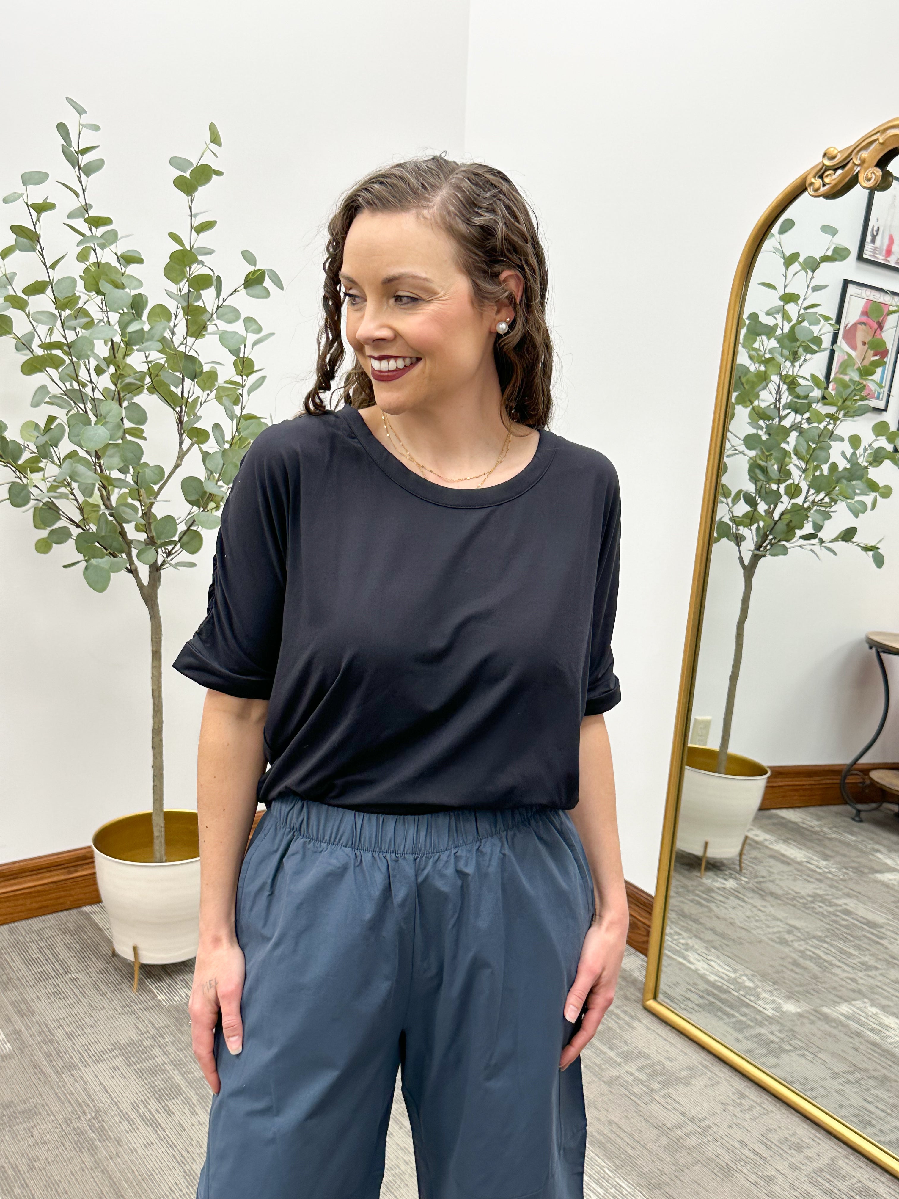 Black Athletic T-Shirt