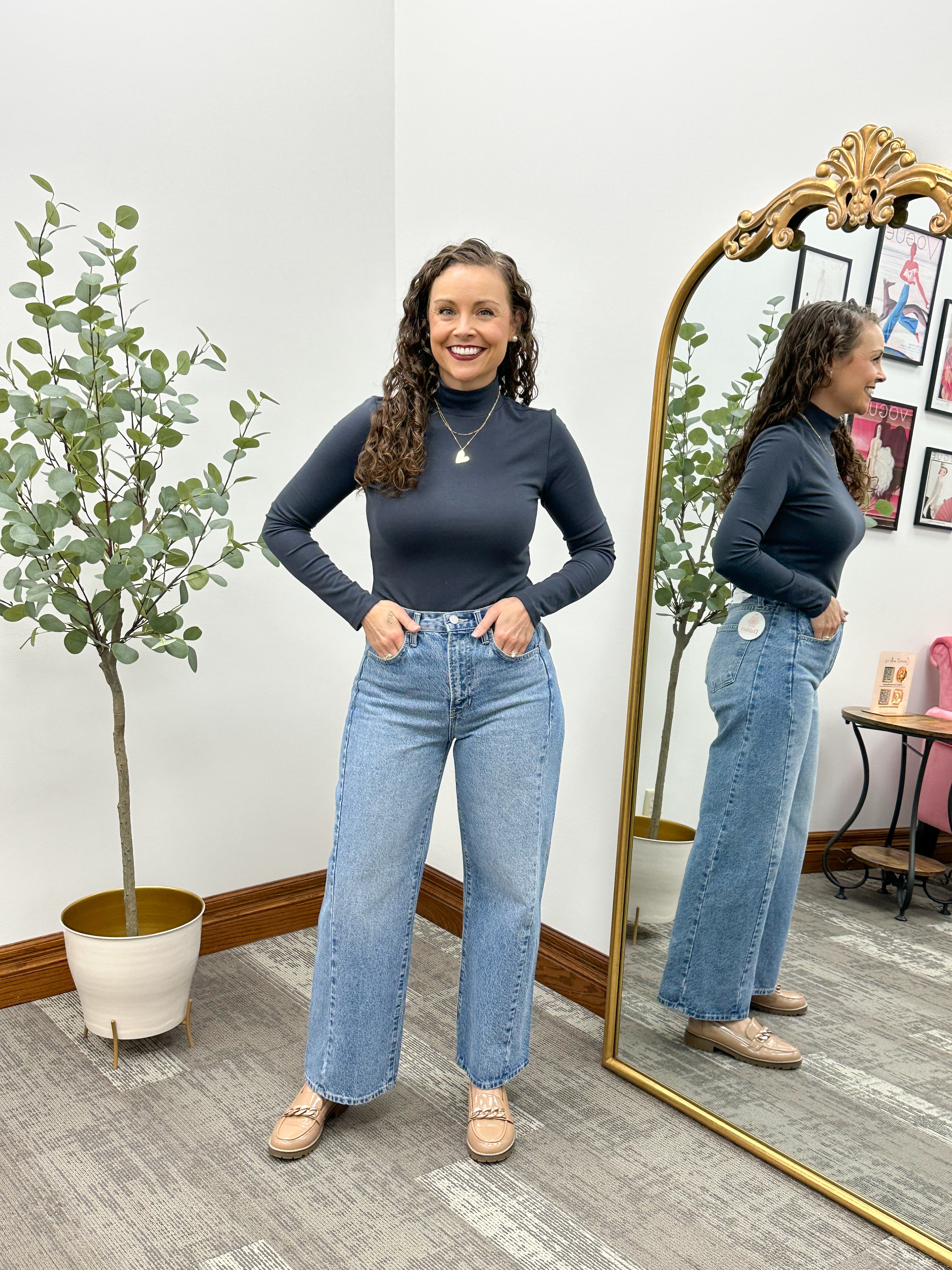 Ultra Soft Basic Turtleneck Top