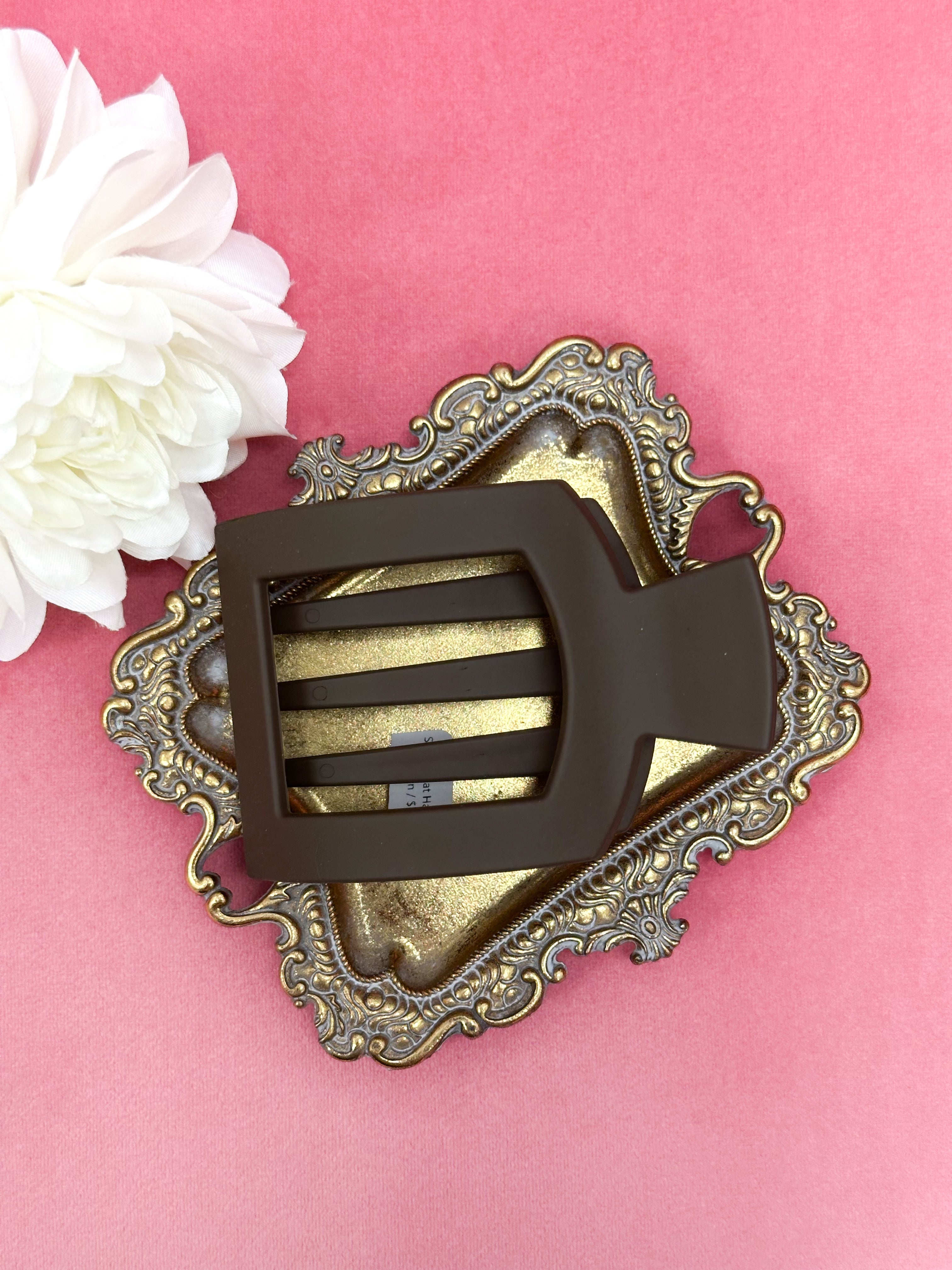 Square Flat Hair Clip