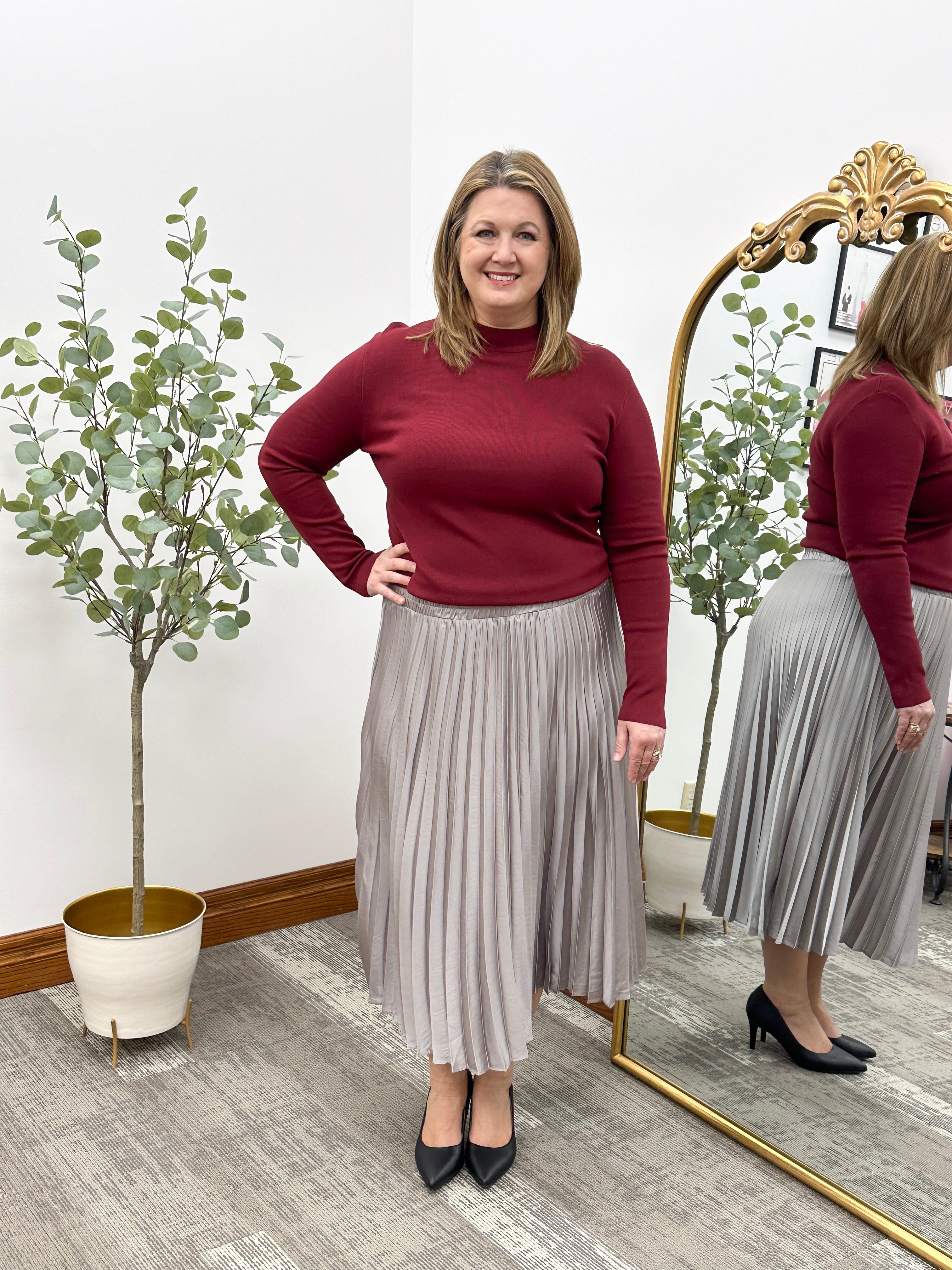 Lightweight Mock Neck Sweater