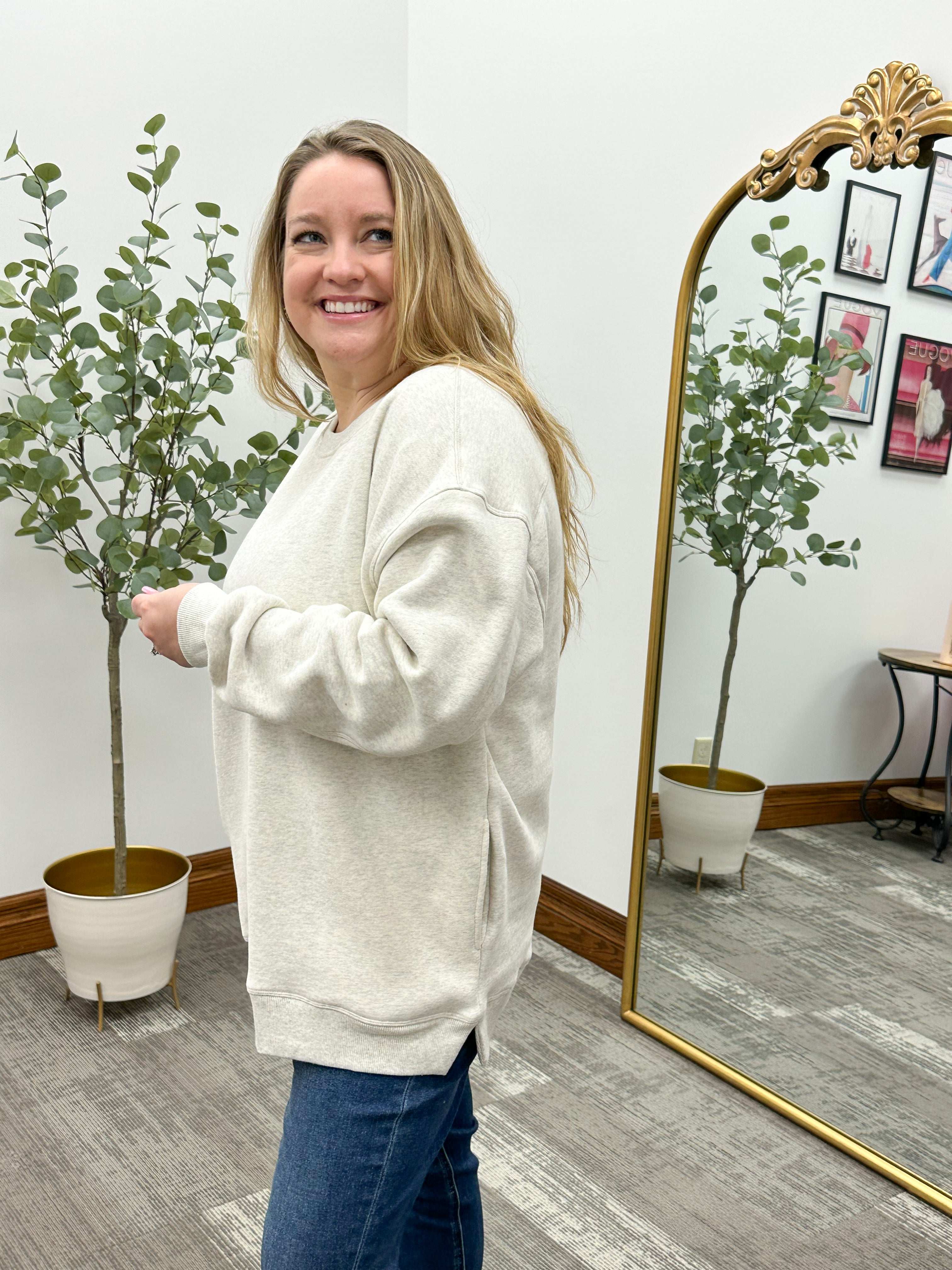 Shelby Oversized Fleece Sweatshirt