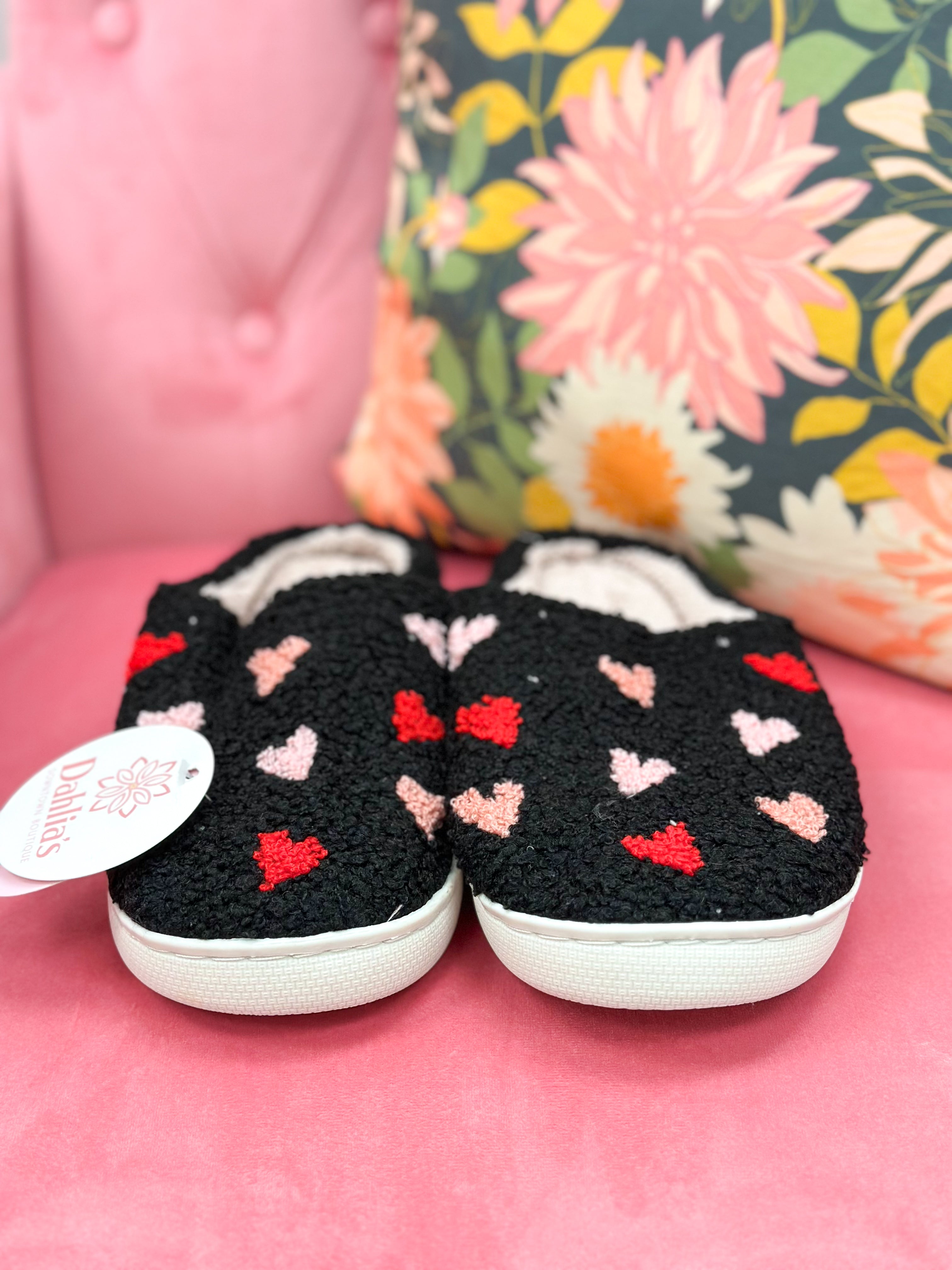Heart Printed Slippers