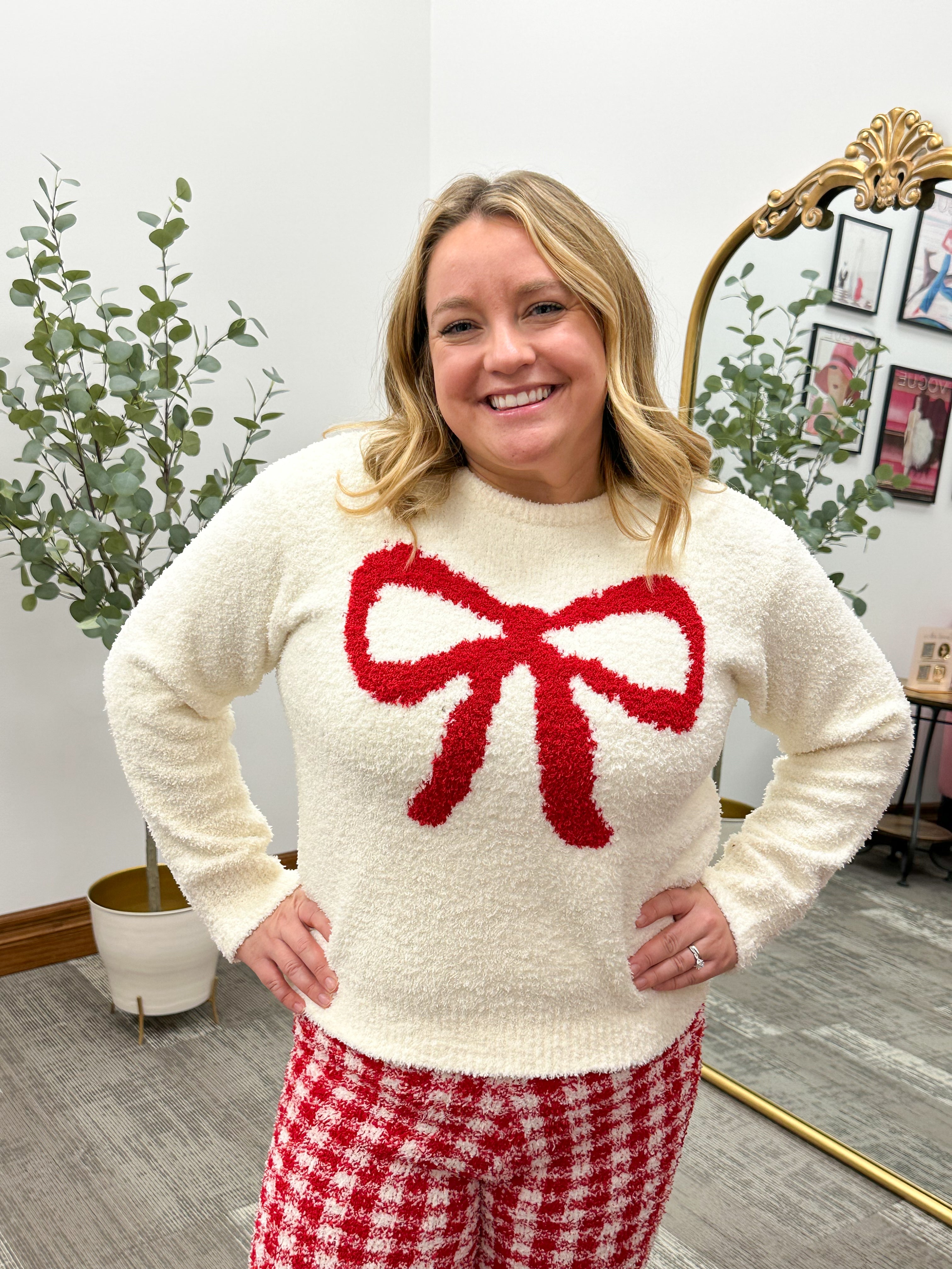 Plush Christmas Pajama Set