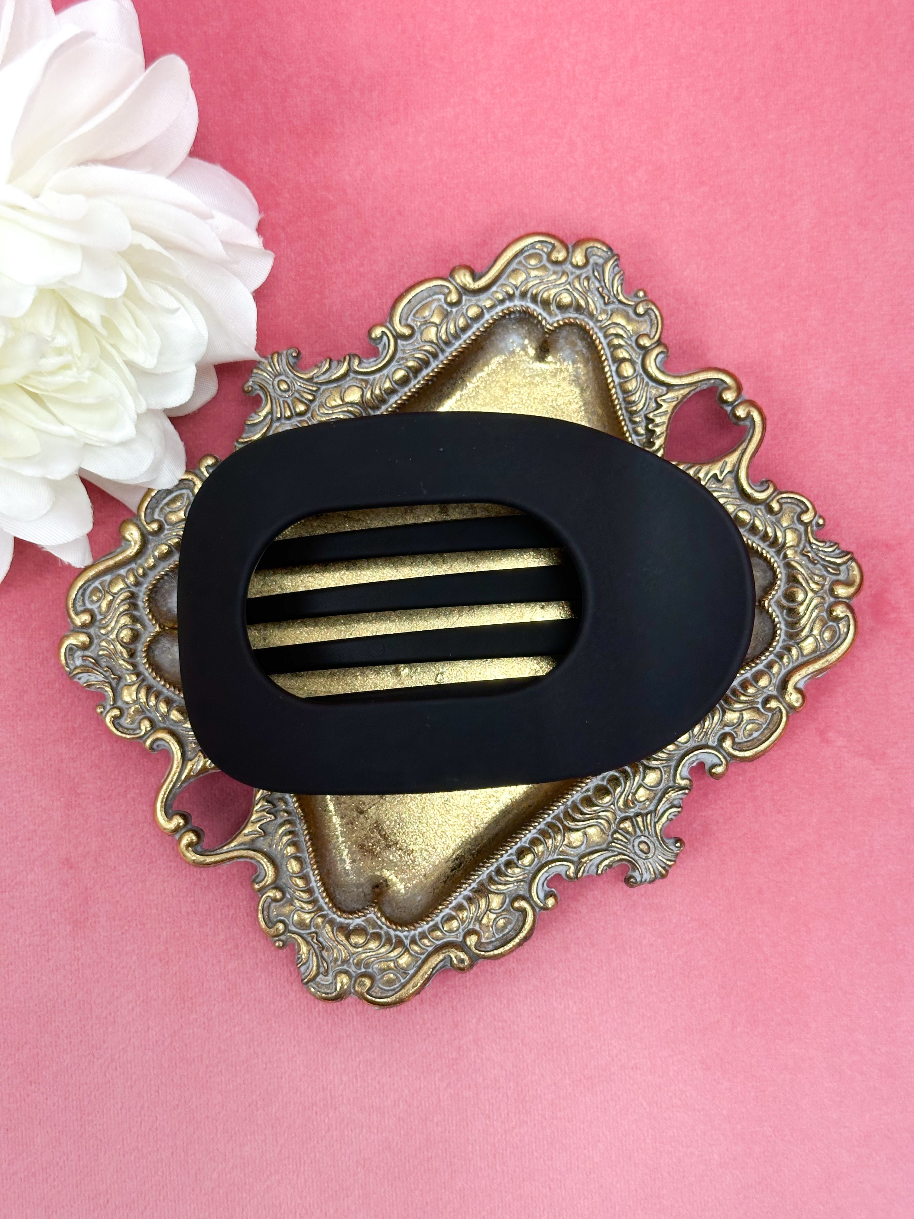 Strong Hold Oval Flat Hair Clip