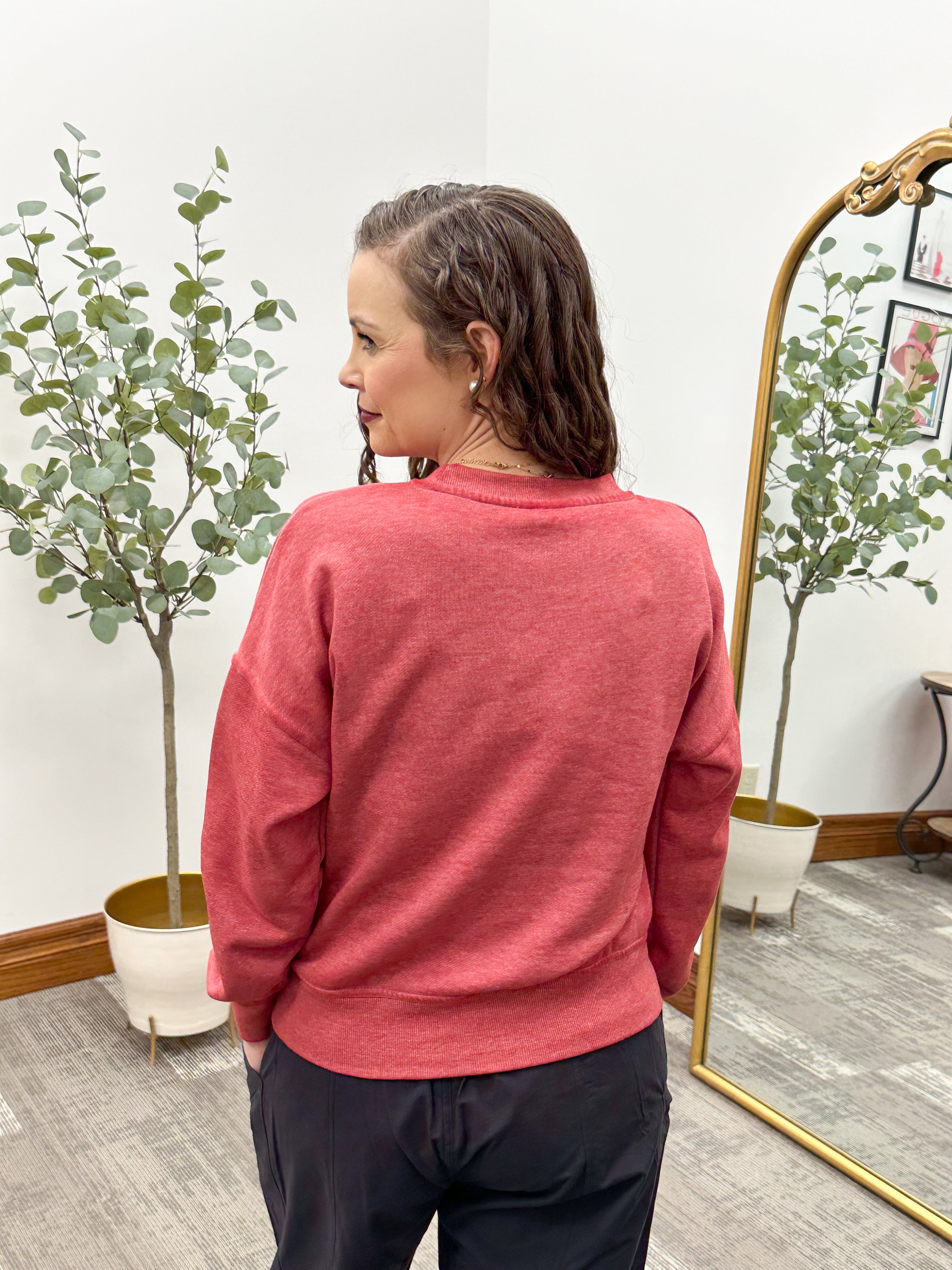 Burnout Crewneck Sweatshirt