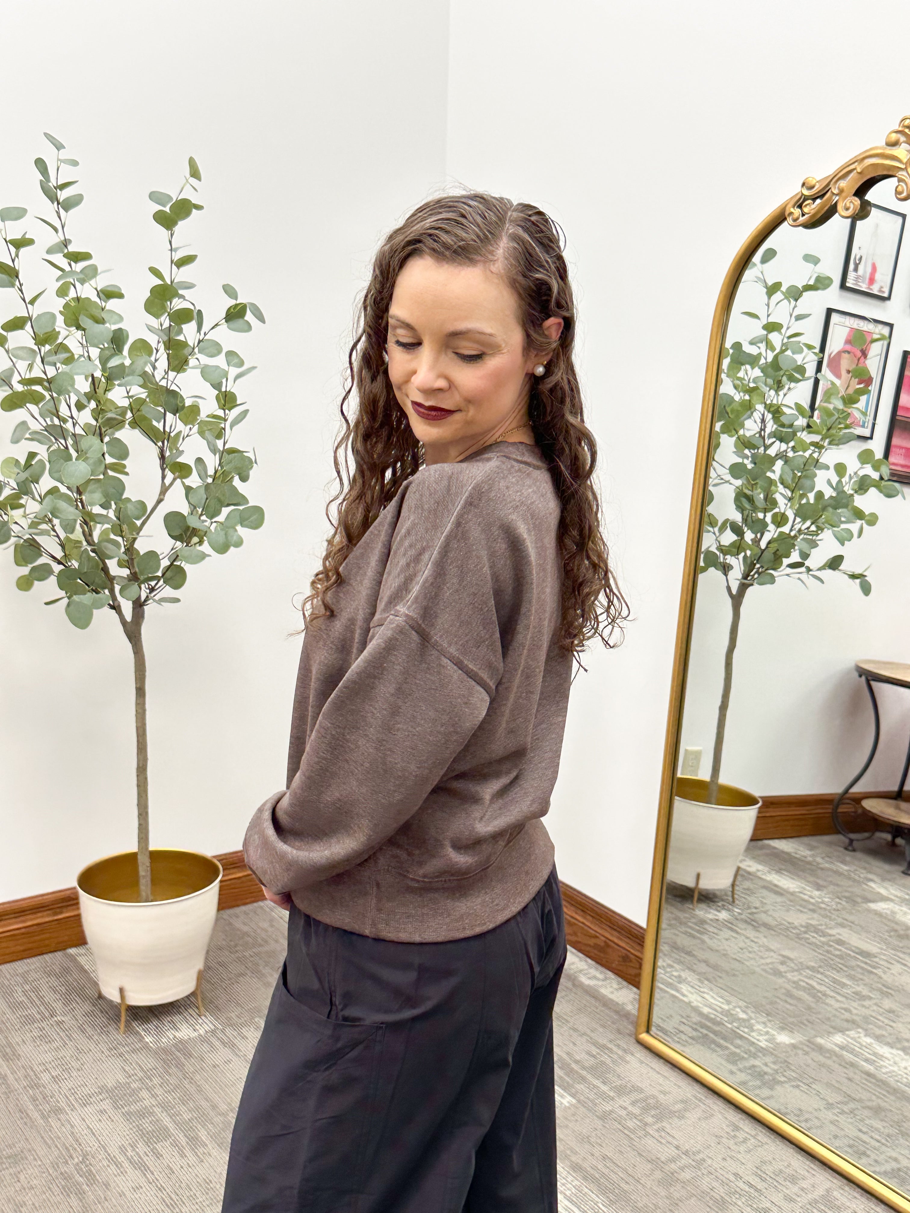 Burnout Crewneck Sweatshirt