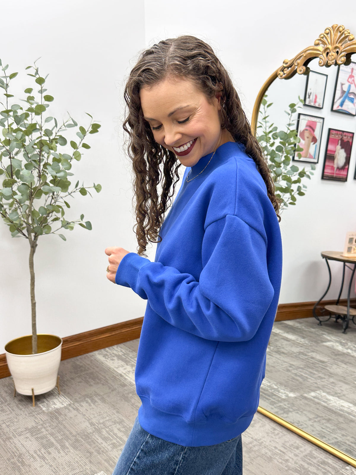 Oversized Mock Neck Sweatshirt (4 colors)