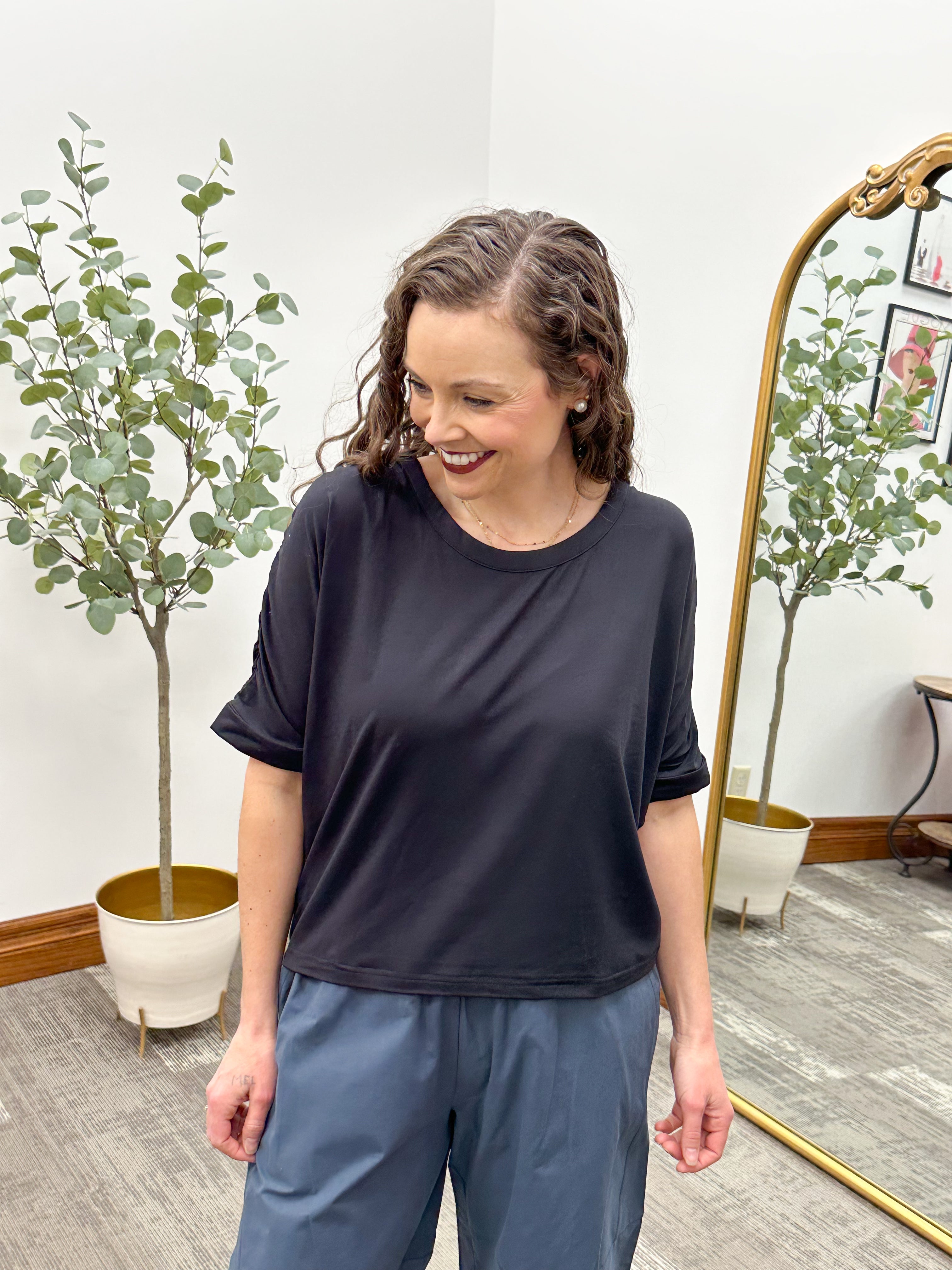 Black Athletic T-Shirt