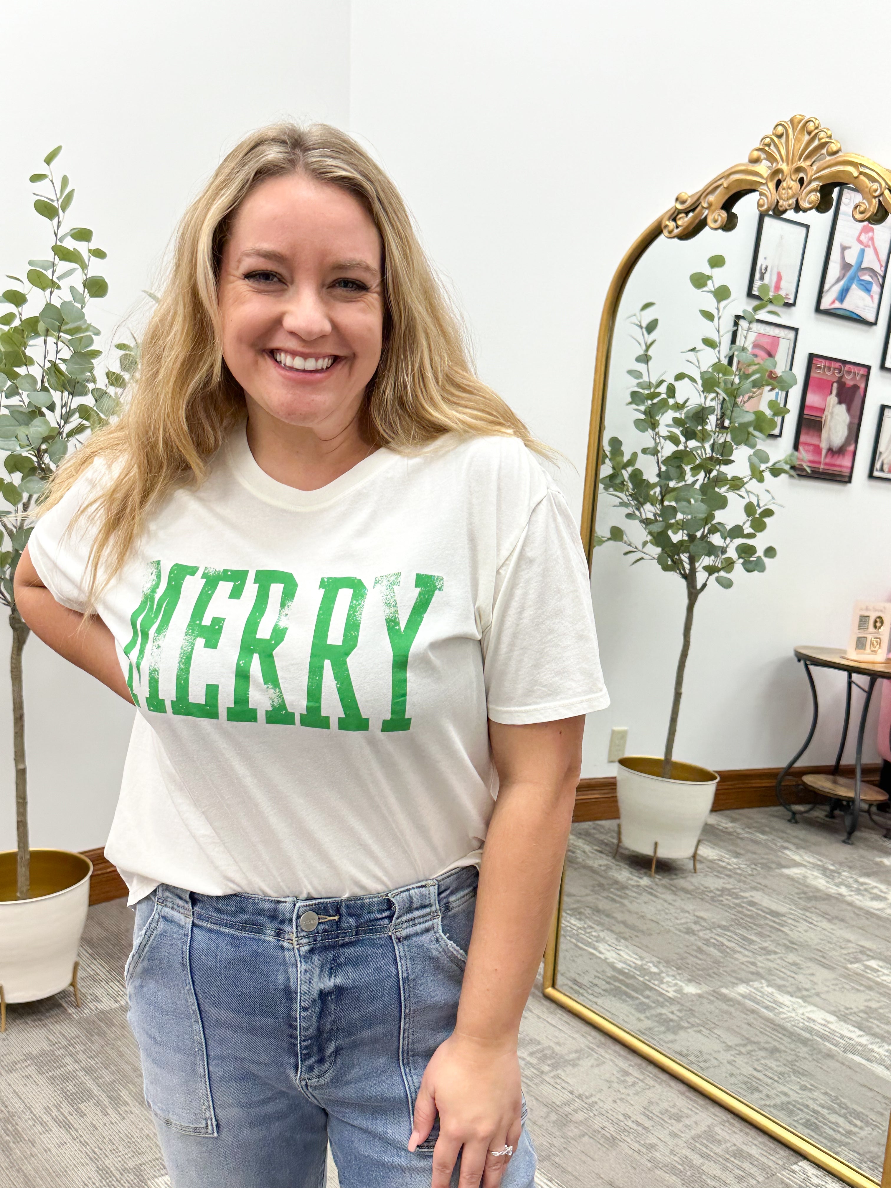 MERRY Boyfriend Fit Tee (Z Supply)