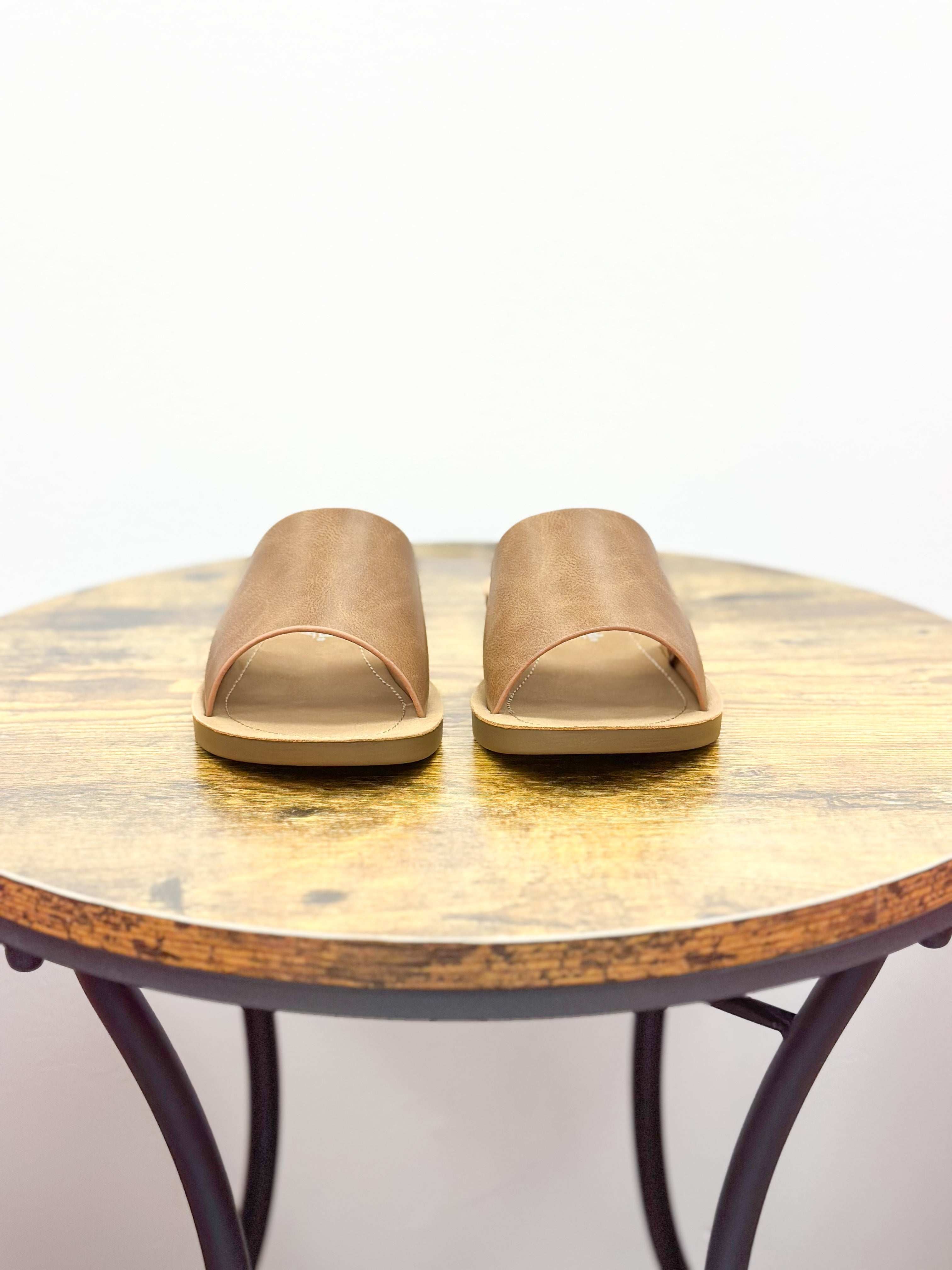 Aurora Tan Wide Fit Sandals