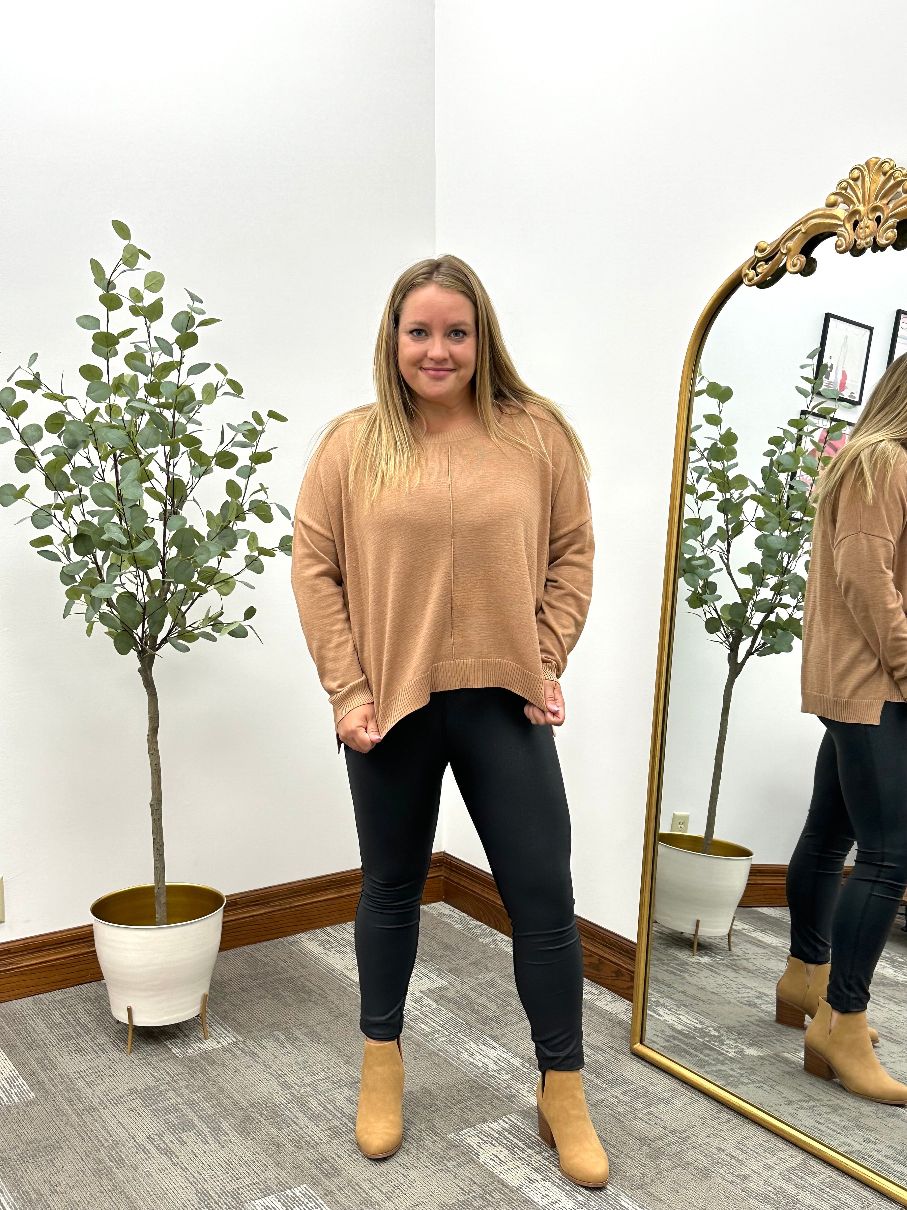 Aria Dropped Shoulder Sweater
