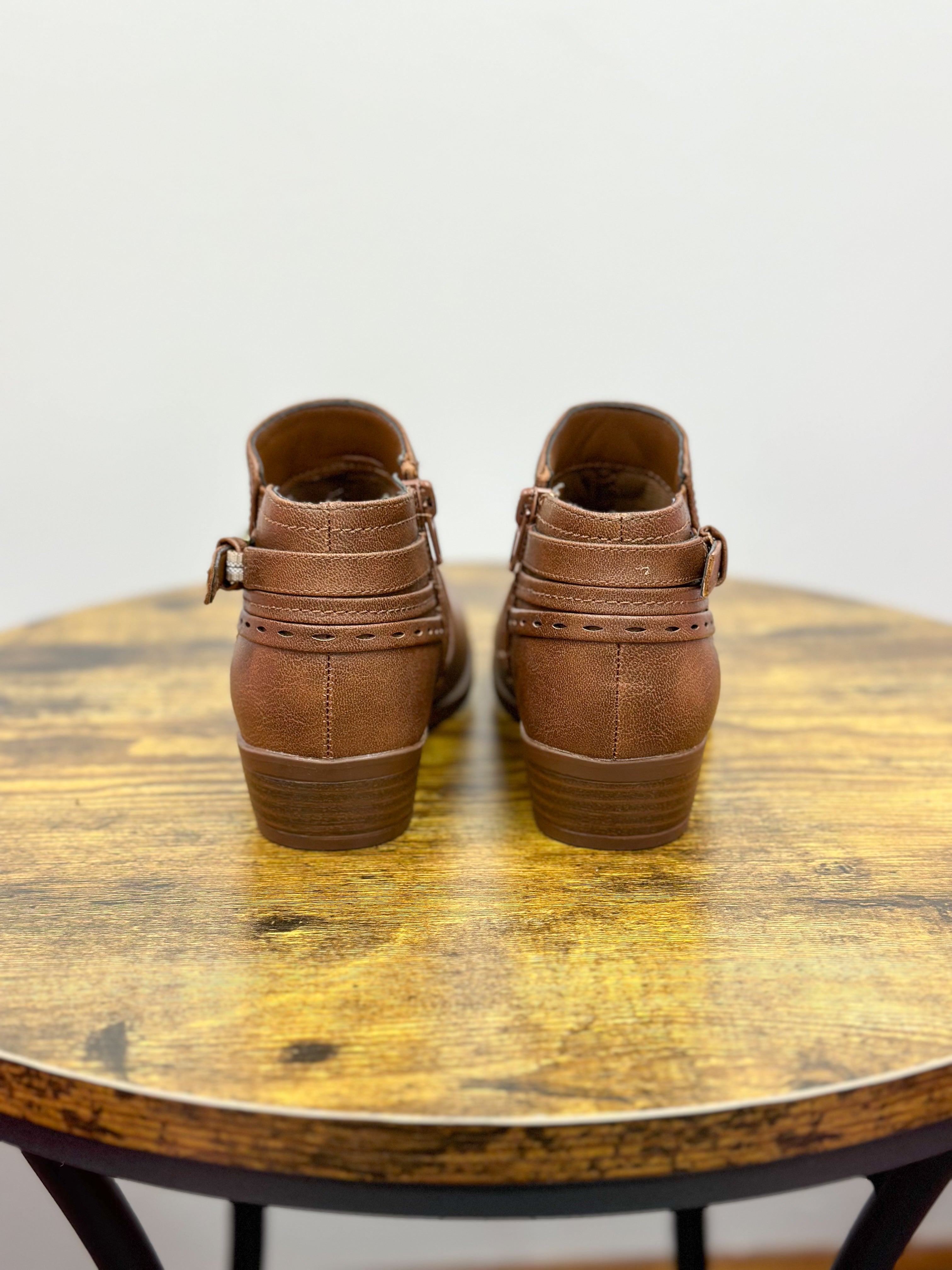 Girls Brown Booties