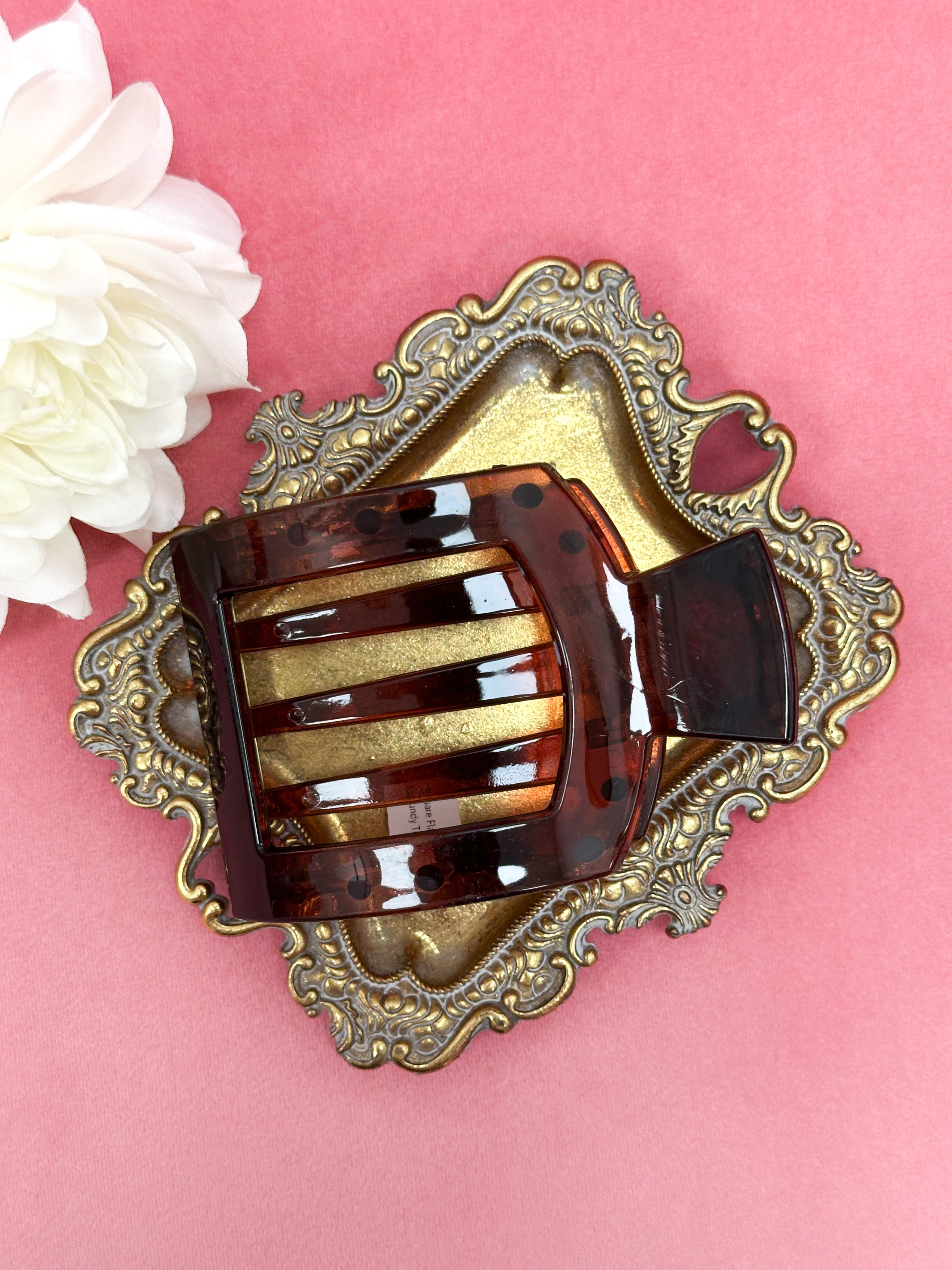 Square Flat Hair Clip