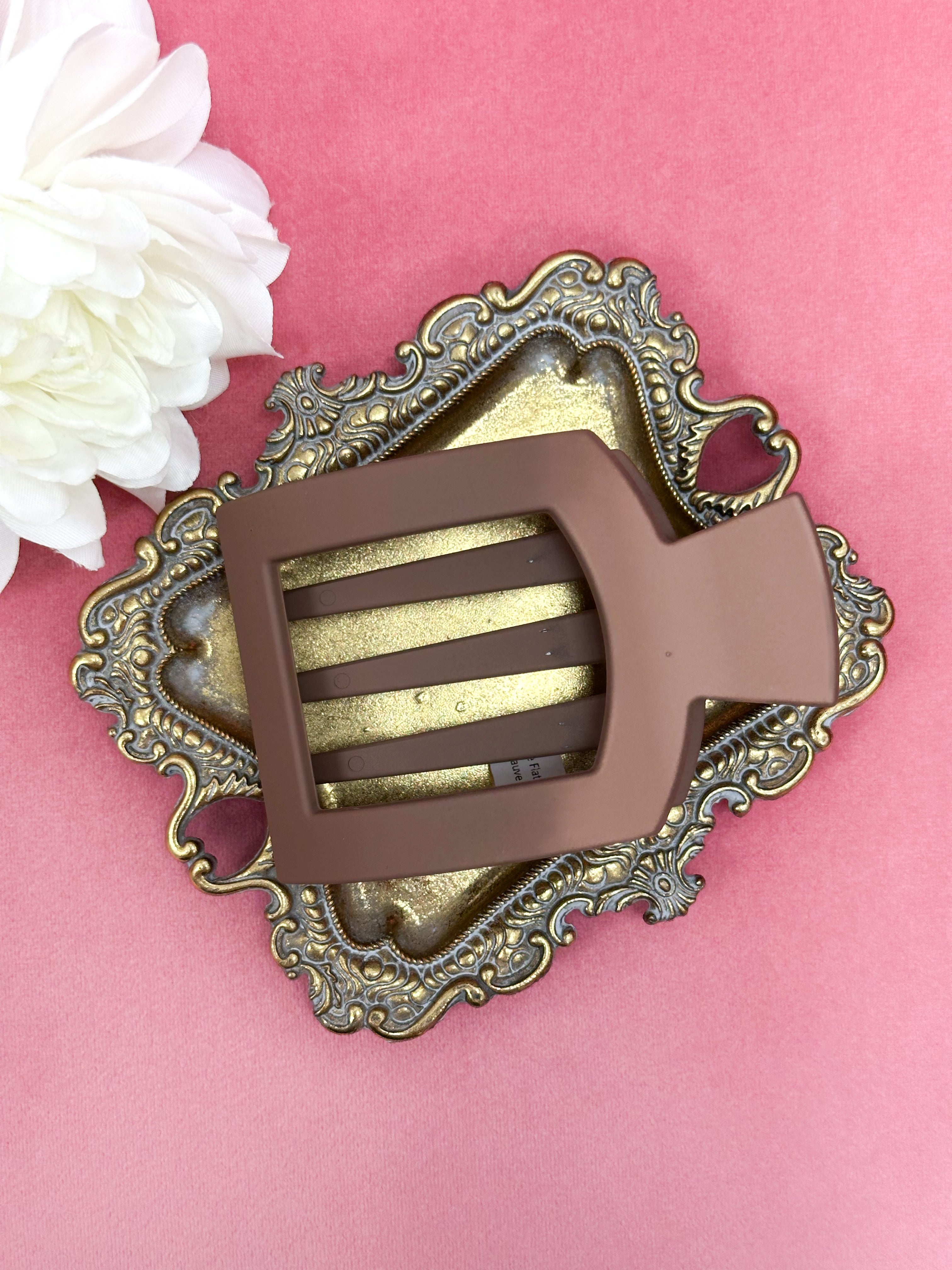 Square Flat Hair Clip